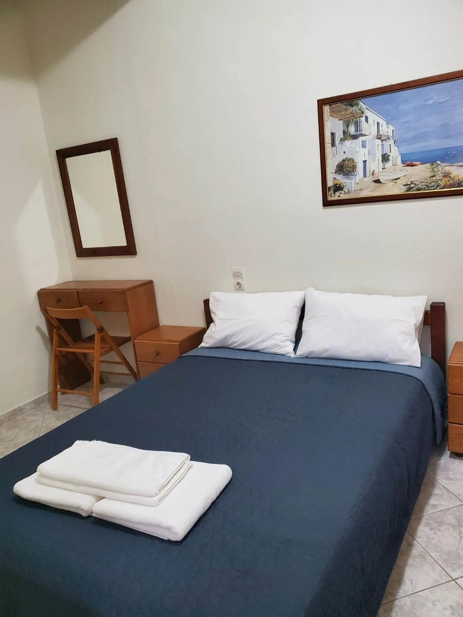 Bedroom, Bed in Villa Koutsakis