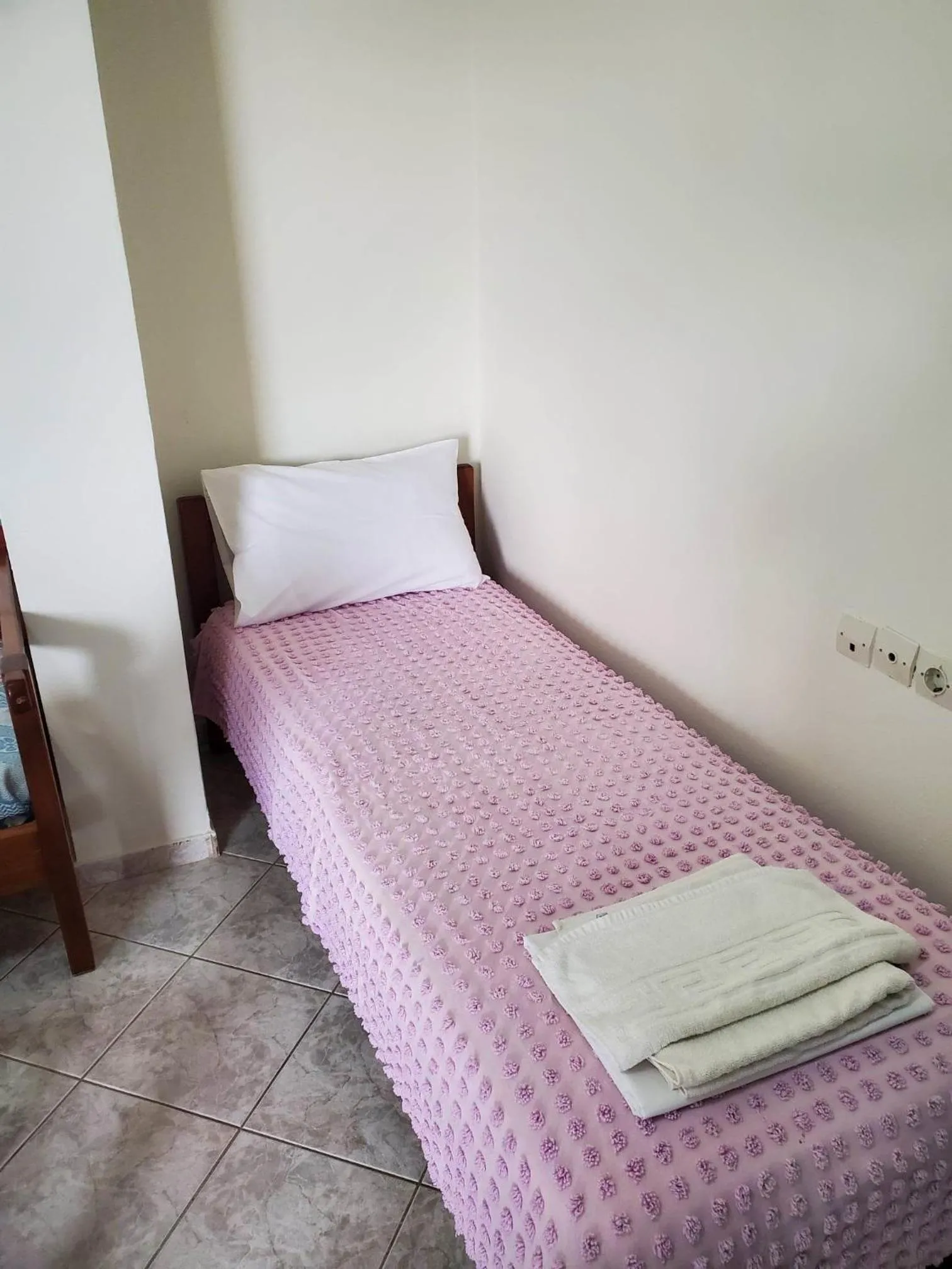 Bed in Villa Koutsakis