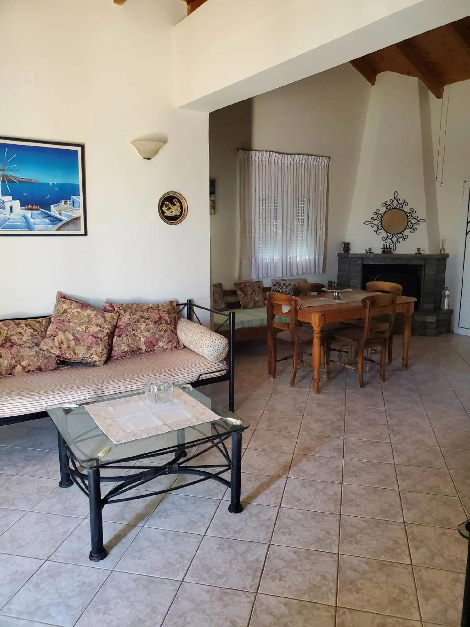 Living room in Villa Koutsakis
