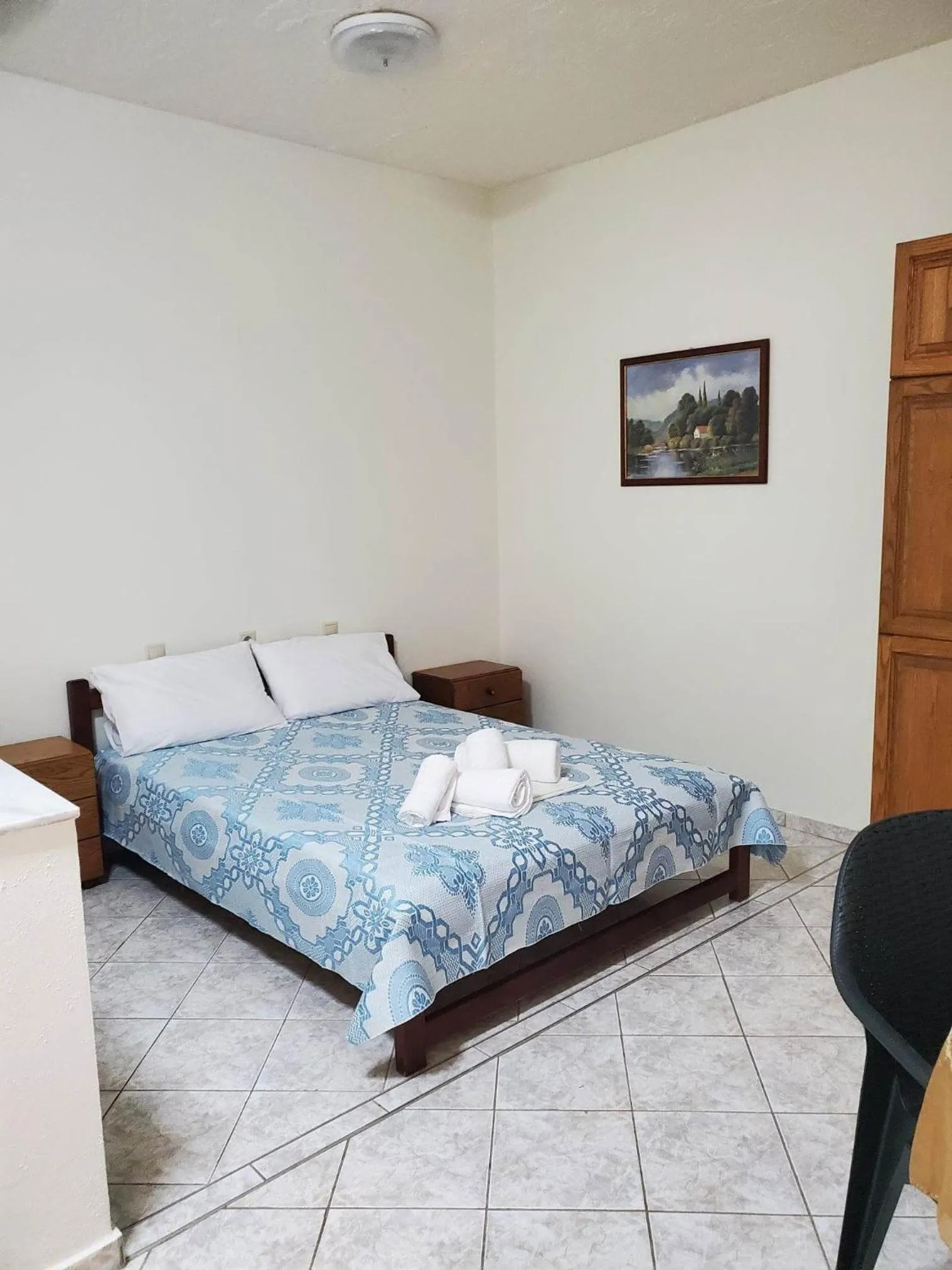 Bedroom, Bed in Villa Koutsakis