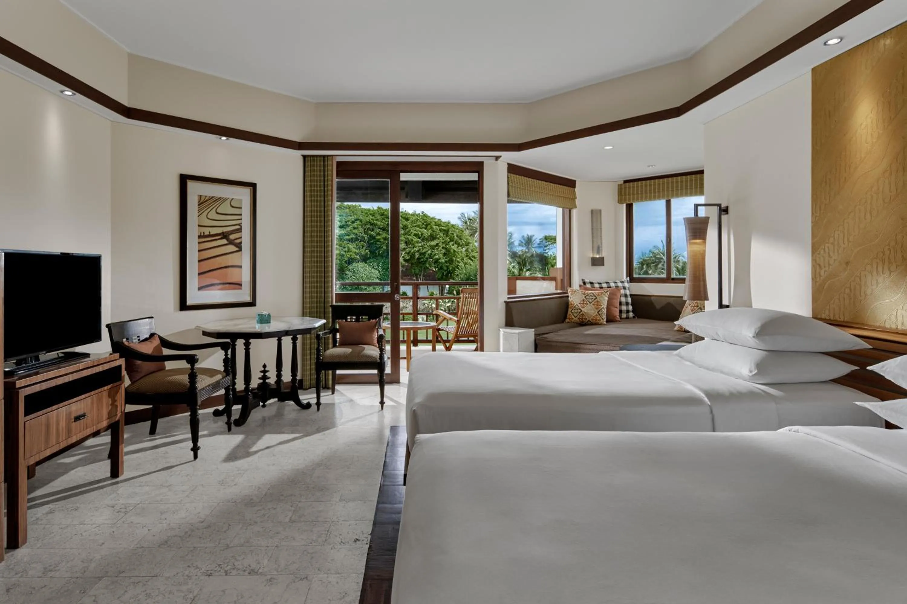 Garden, Bed in Grand Hyatt Bali