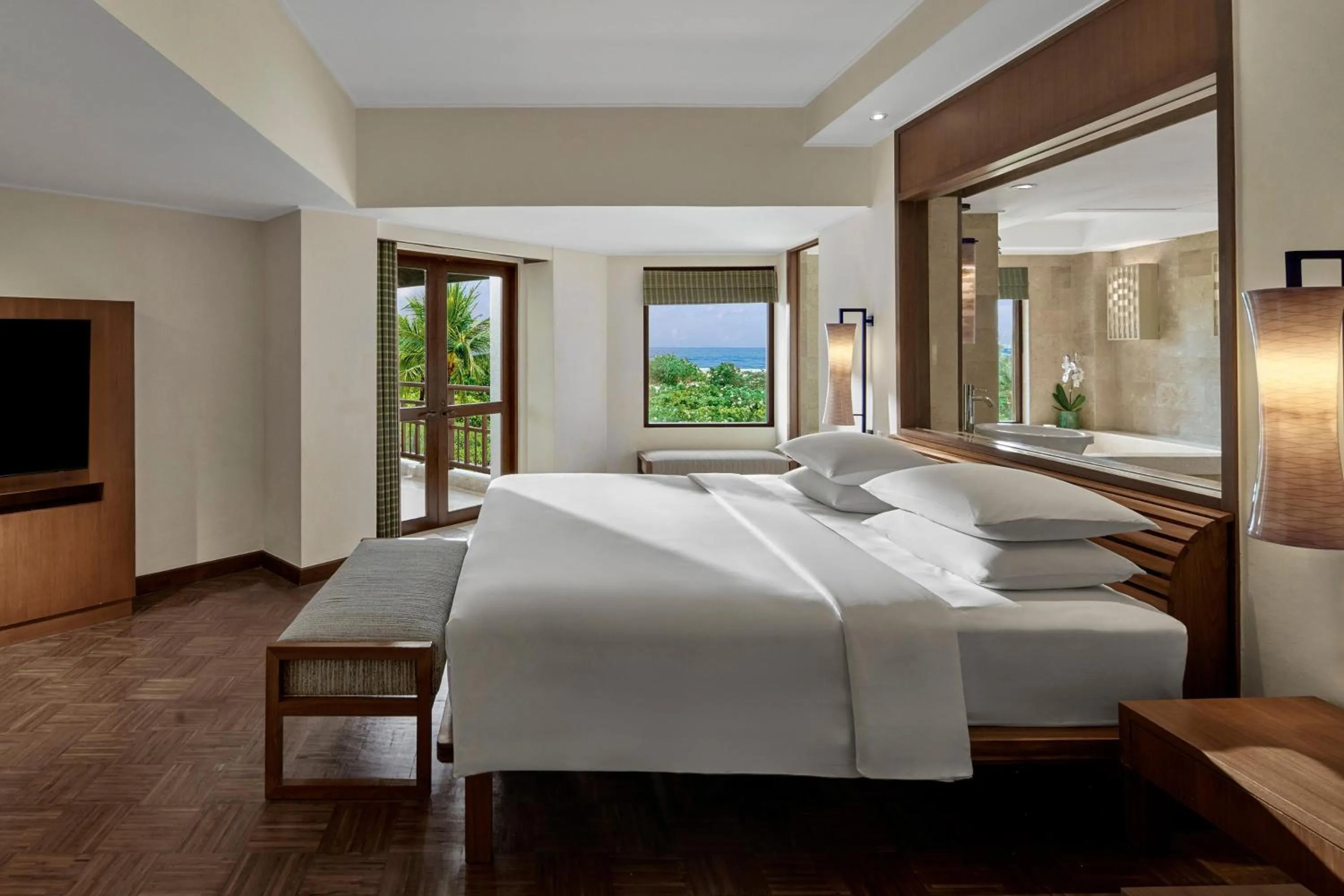 Photo of the whole room, Bed in Grand Hyatt Bali