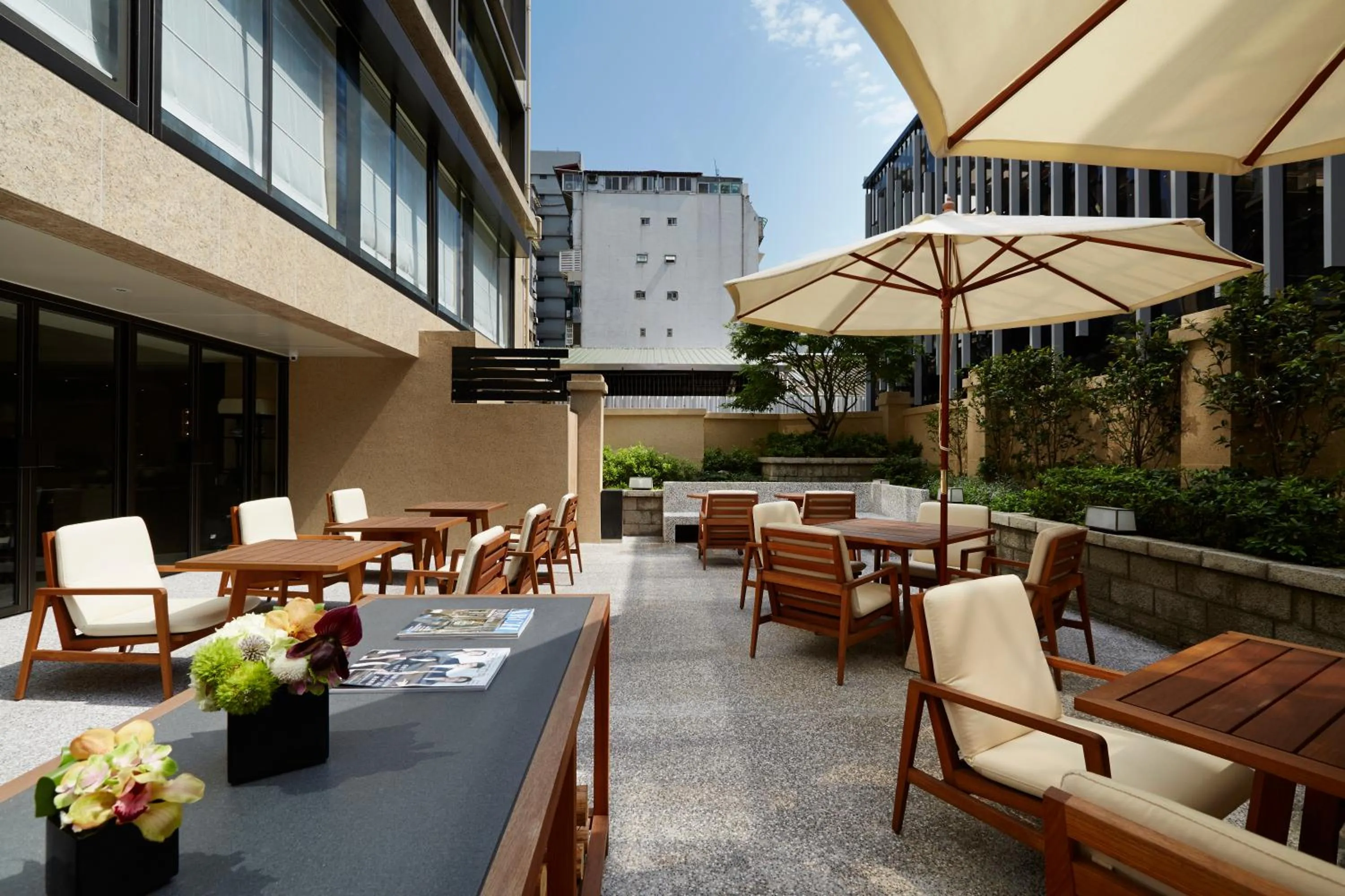 Garden in Taipei Fullerton Hotel-Maison North