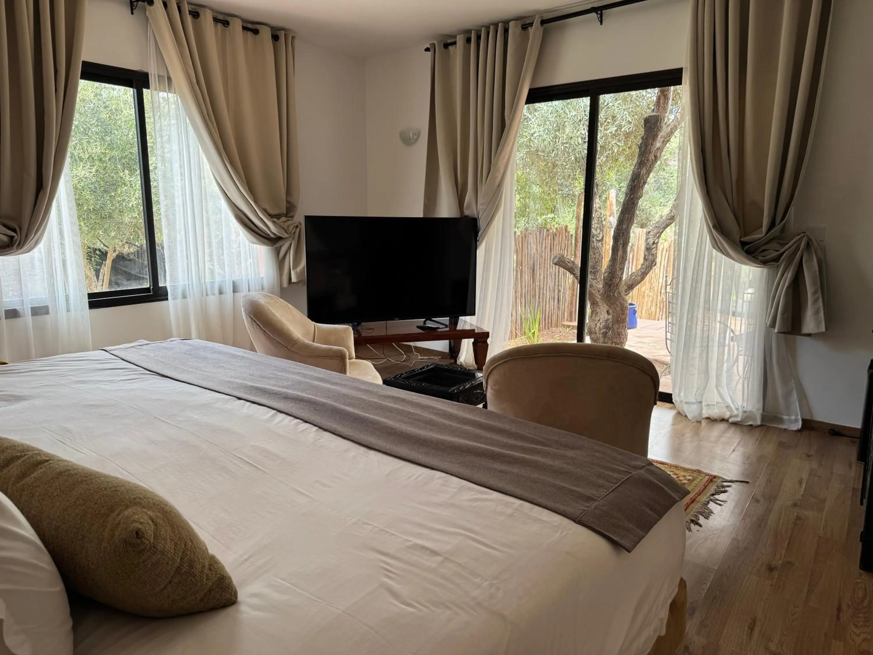 Bed in Ksar Shama - Atlas Mountain Escape