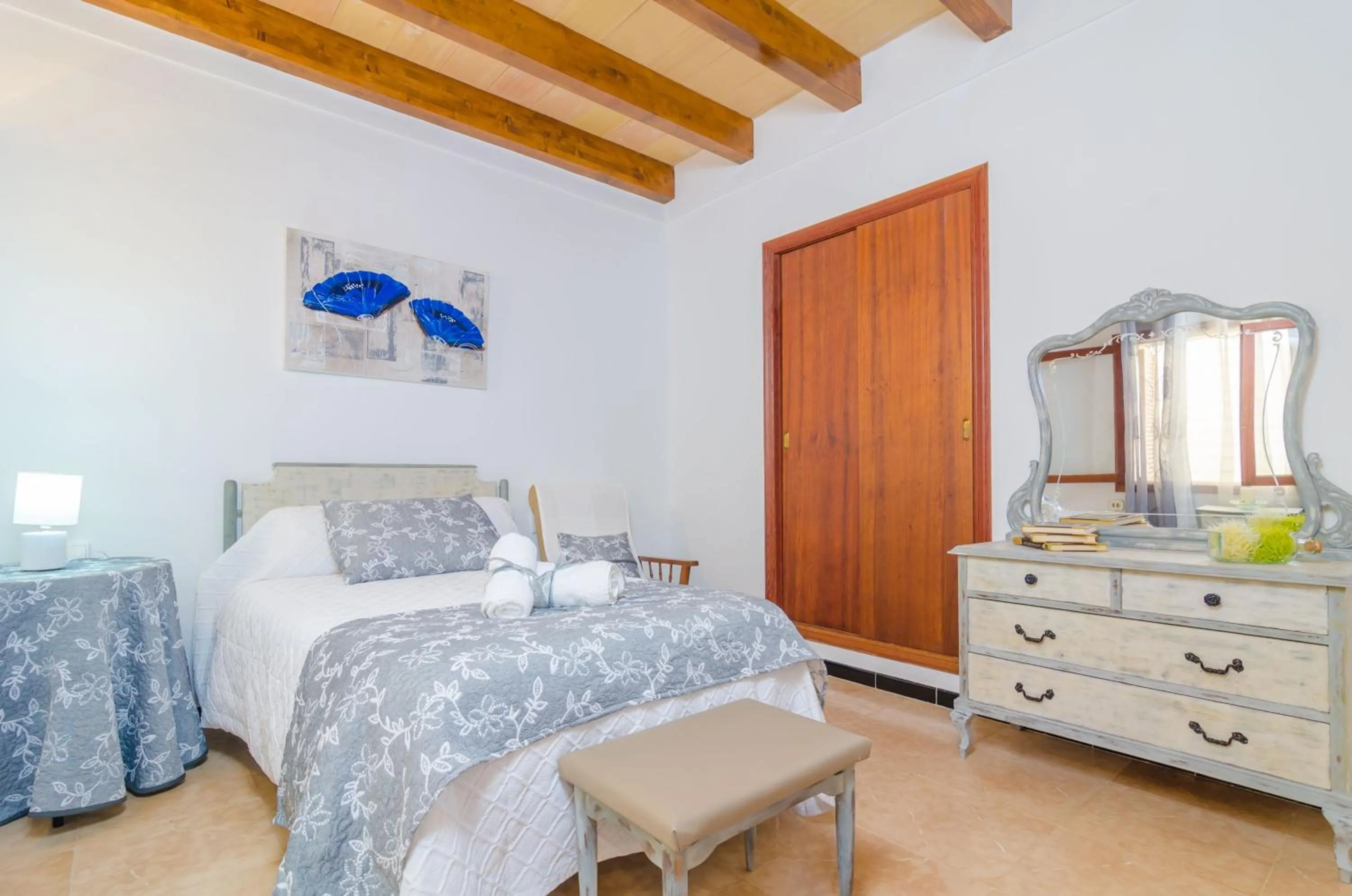 Bedroom, Bed in Can Pedro Ros