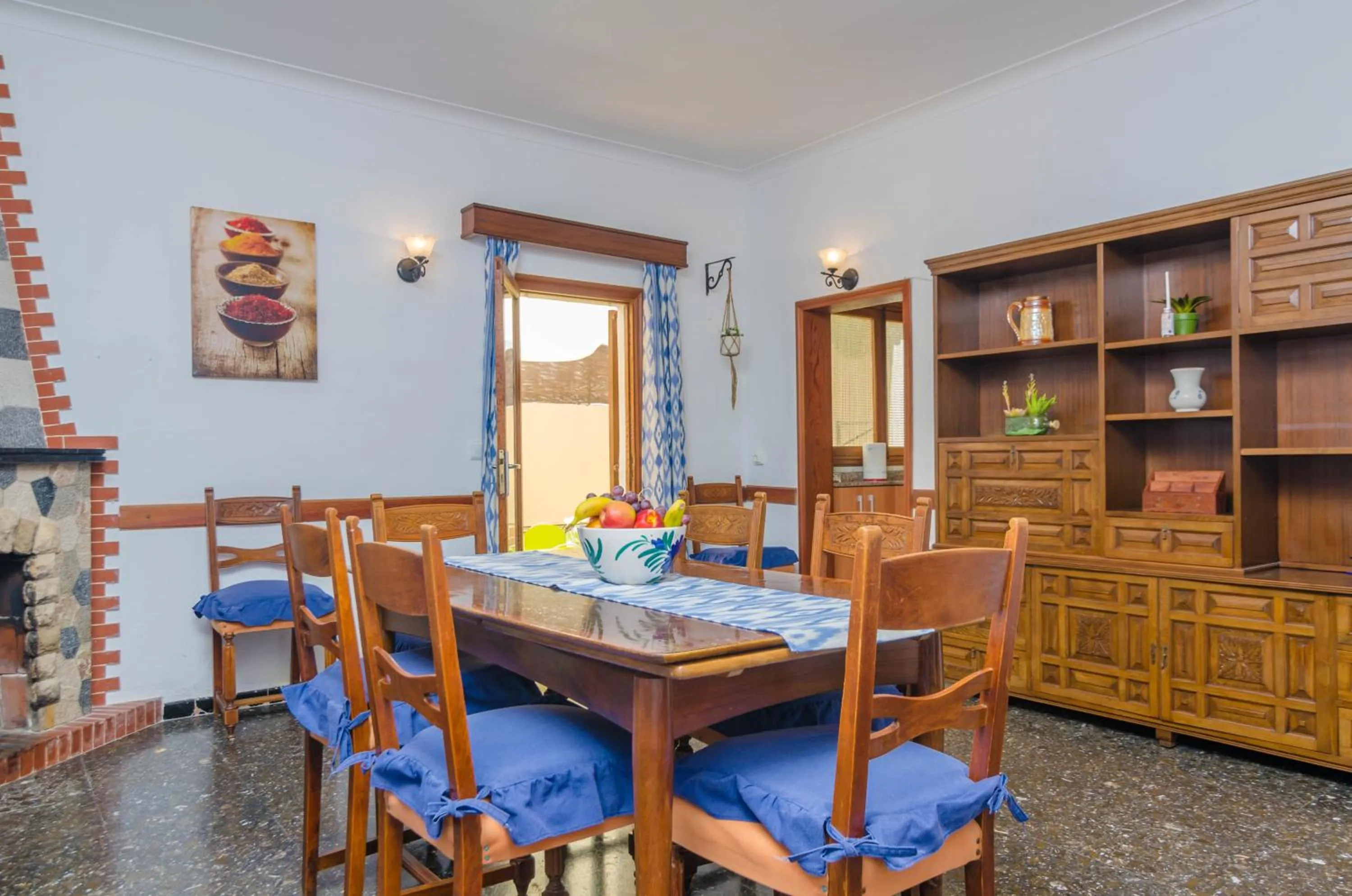 Dining area in Can Pedro Ros