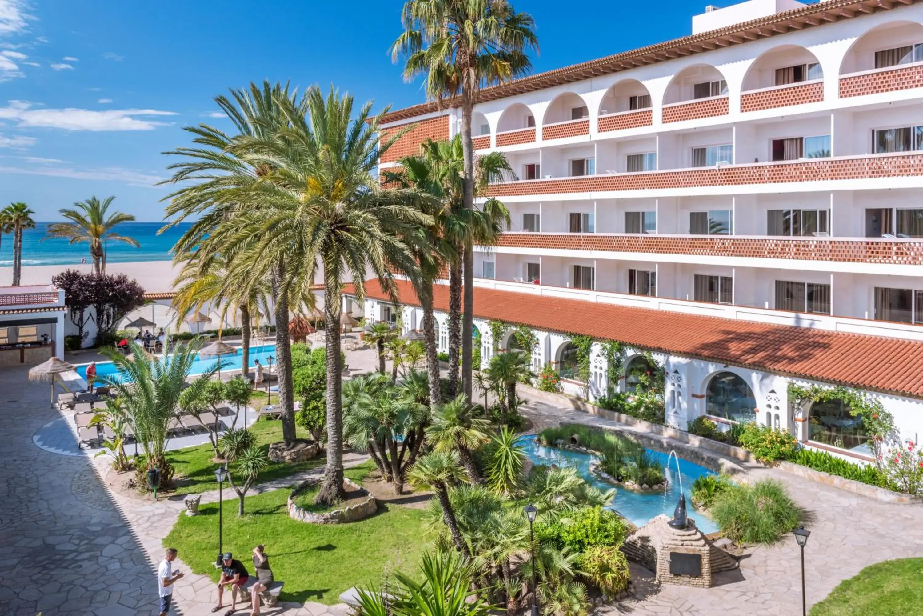 Garden view in 4R Gran Europe Garden view in 4R Gran Europe