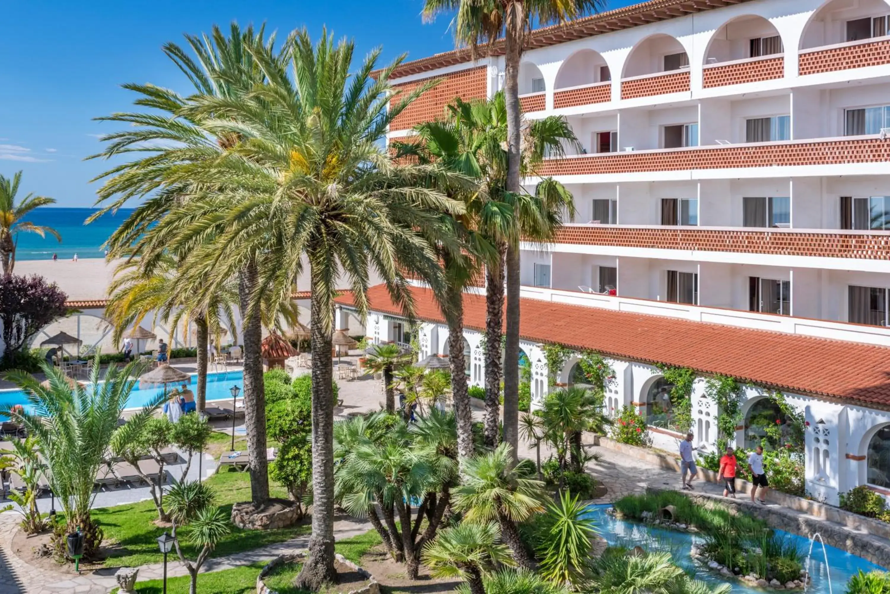 Garden view in 4R Gran Europe Garden view in 4R Gran Europe