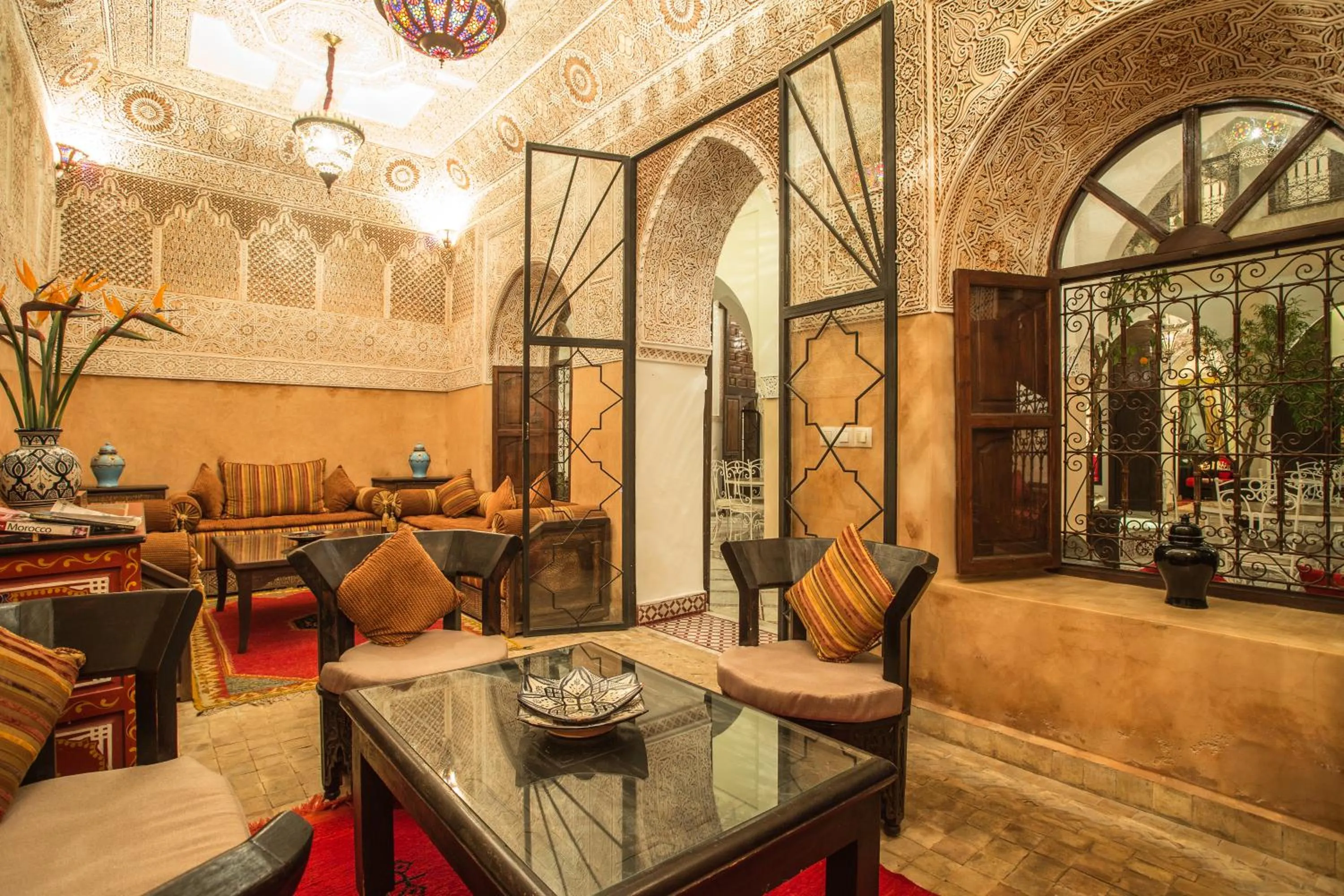 Communal lounge/ TV room in Riad Nasreen