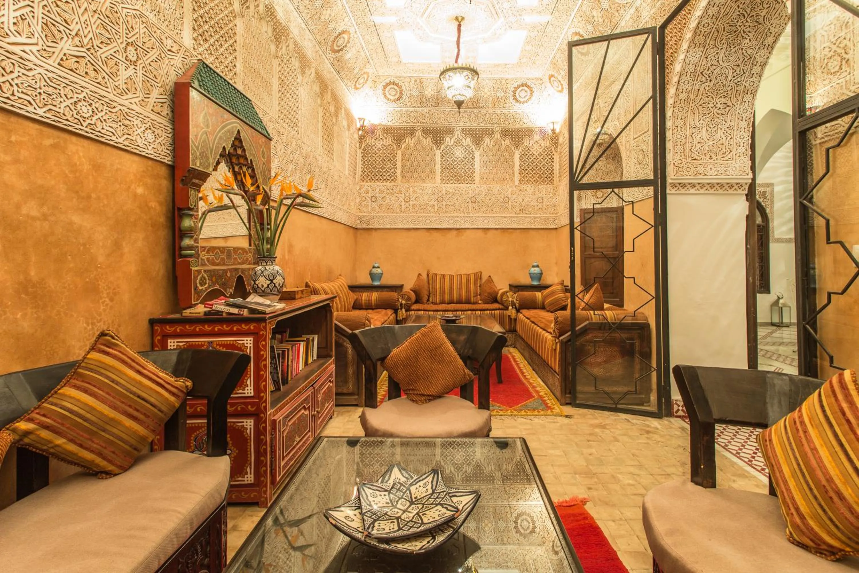 Communal lounge/ TV room in Riad Nasreen