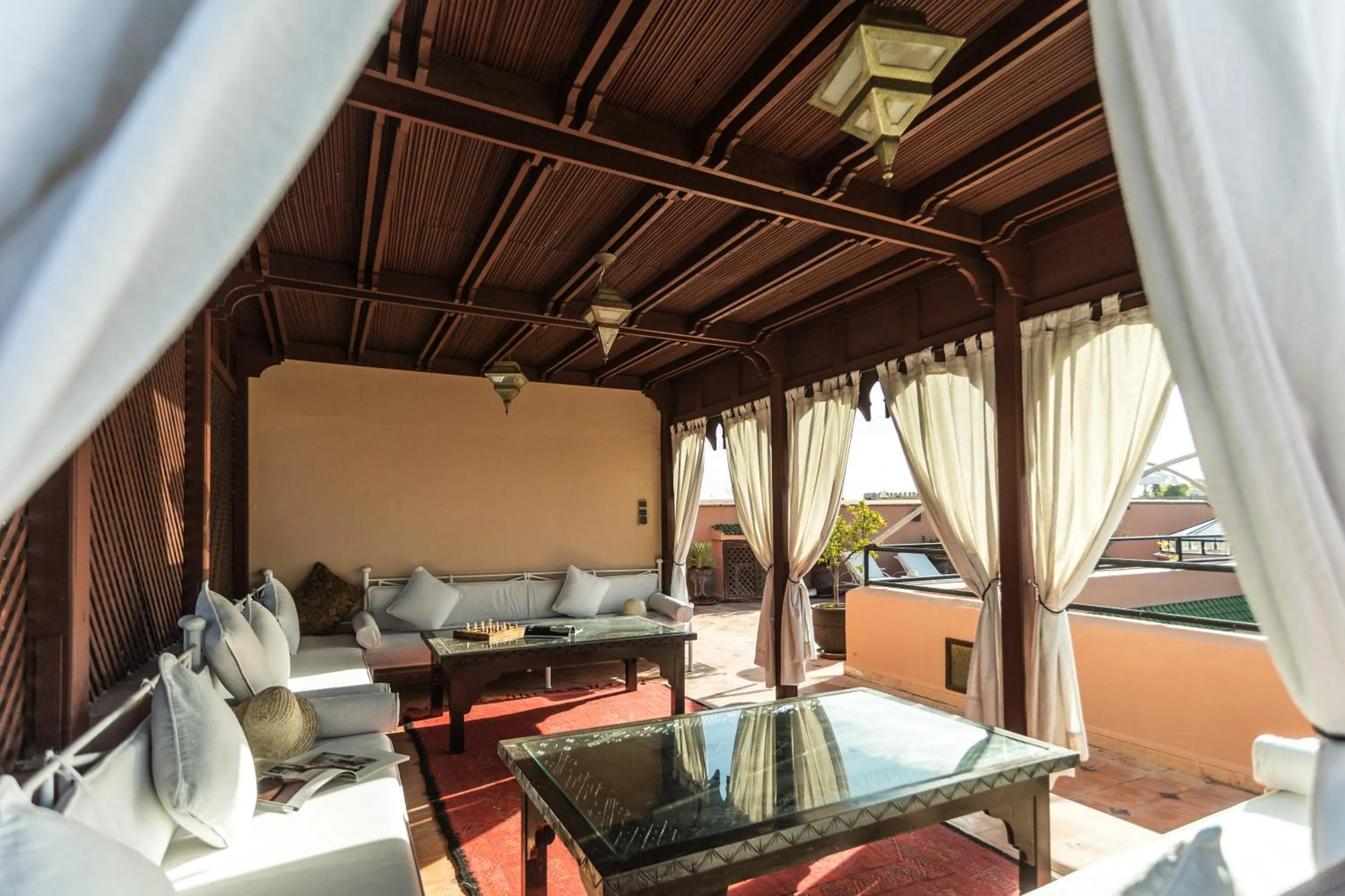 Balcony/Terrace in Riad Nasreen