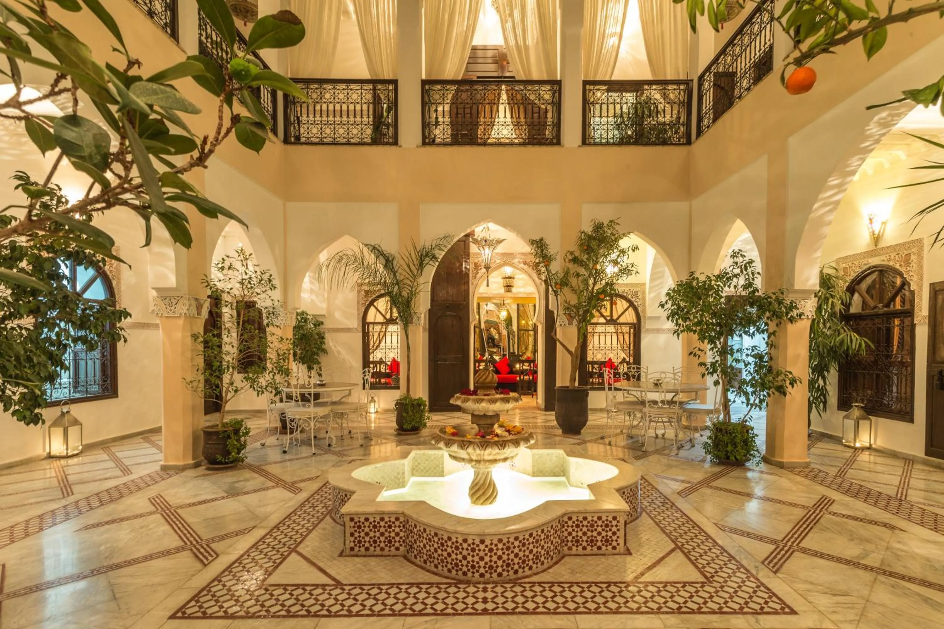 Patio in Riad Nasreen