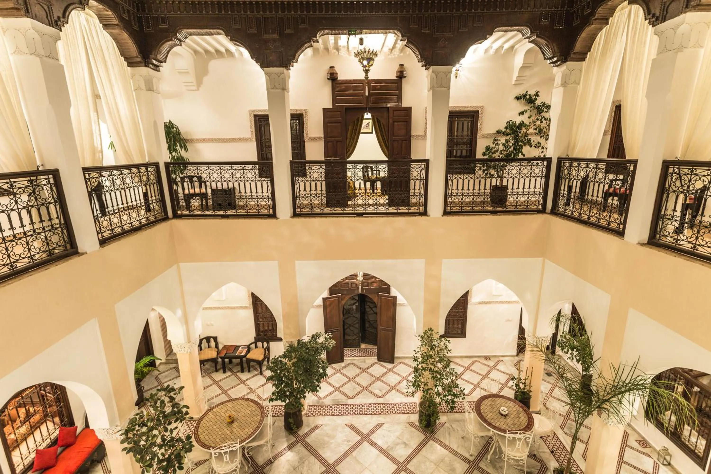 Patio in Riad Nasreen