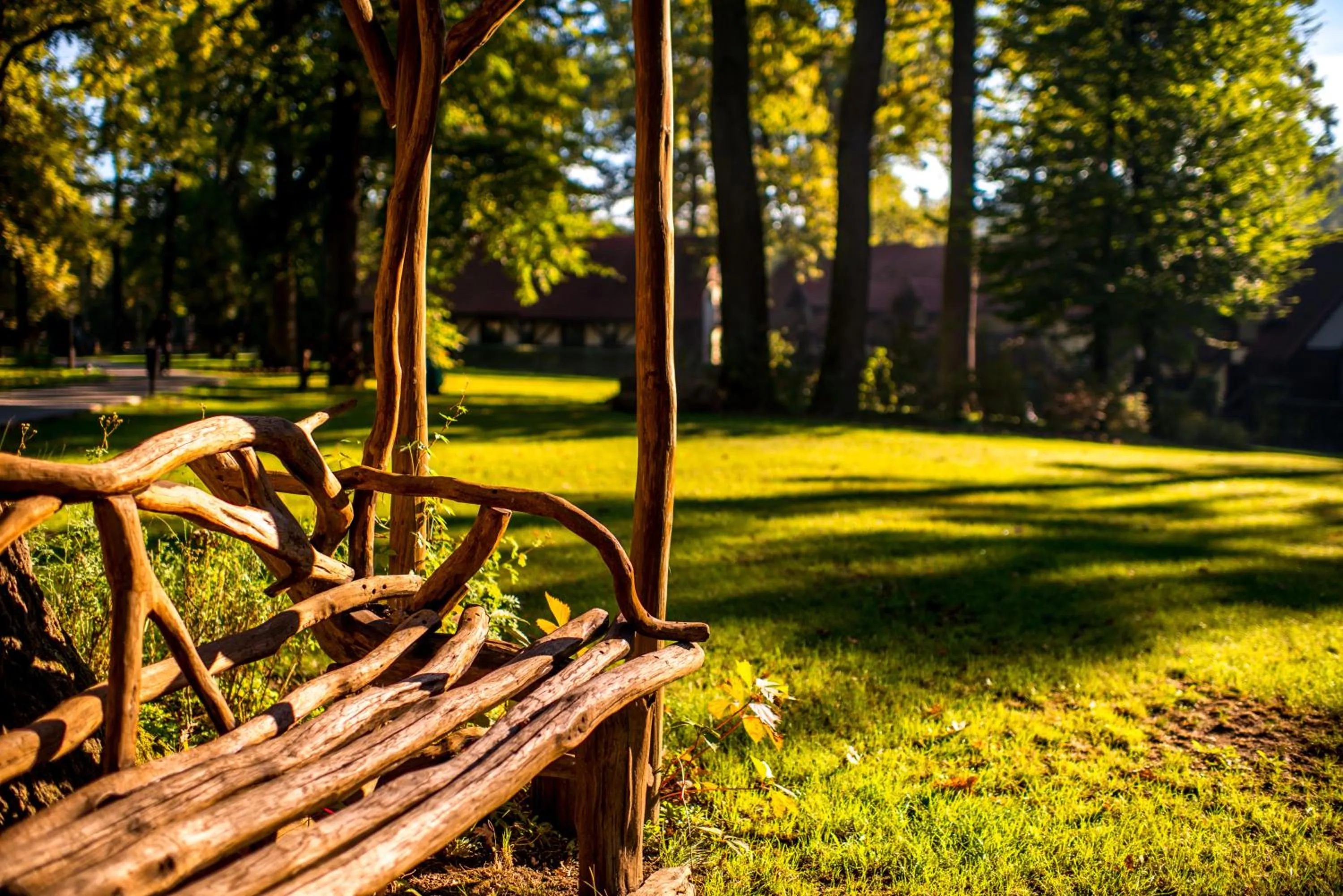 Garden in Drevny Grad Park-hotel