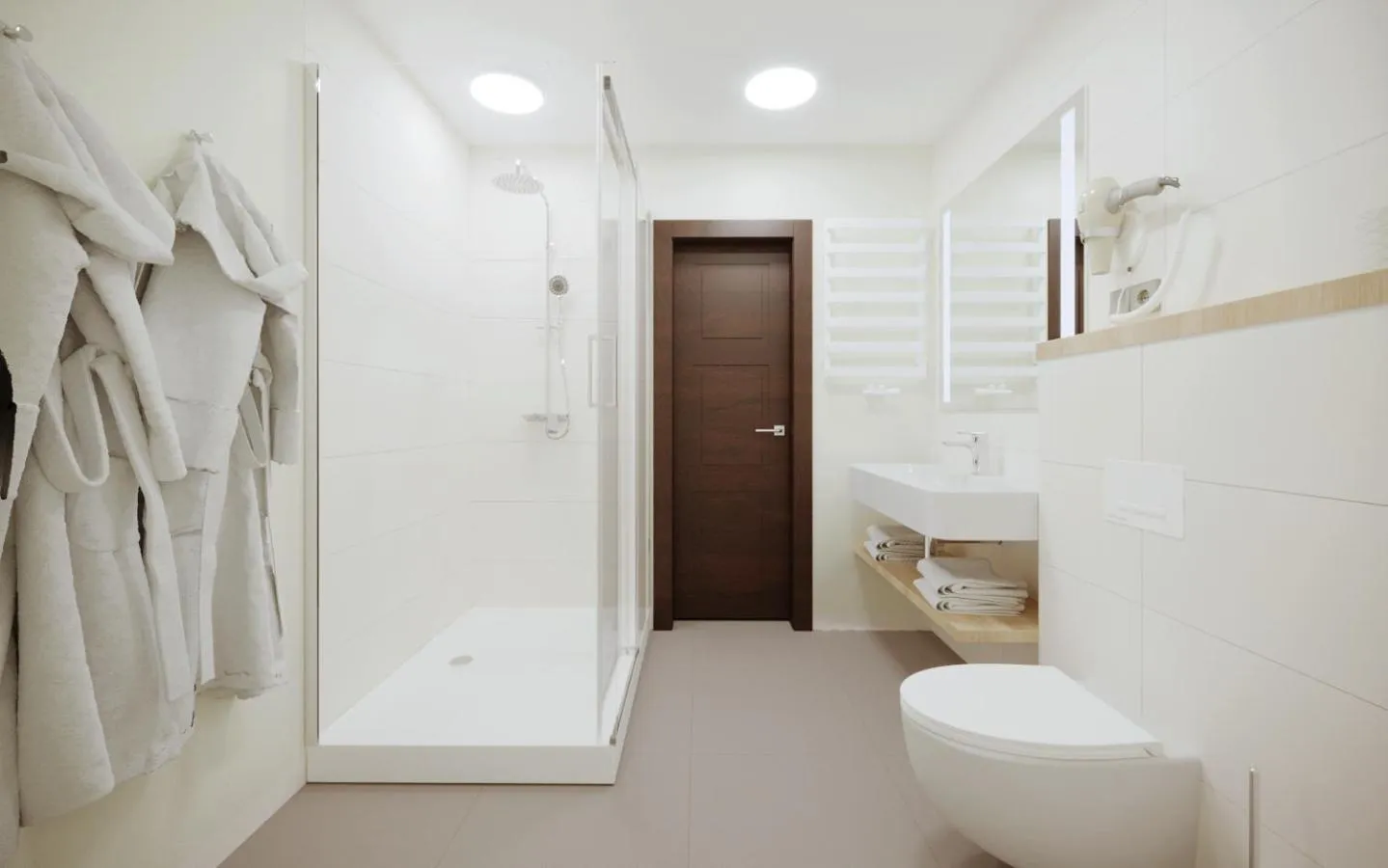 Shower in Drevny Grad Park-hotel