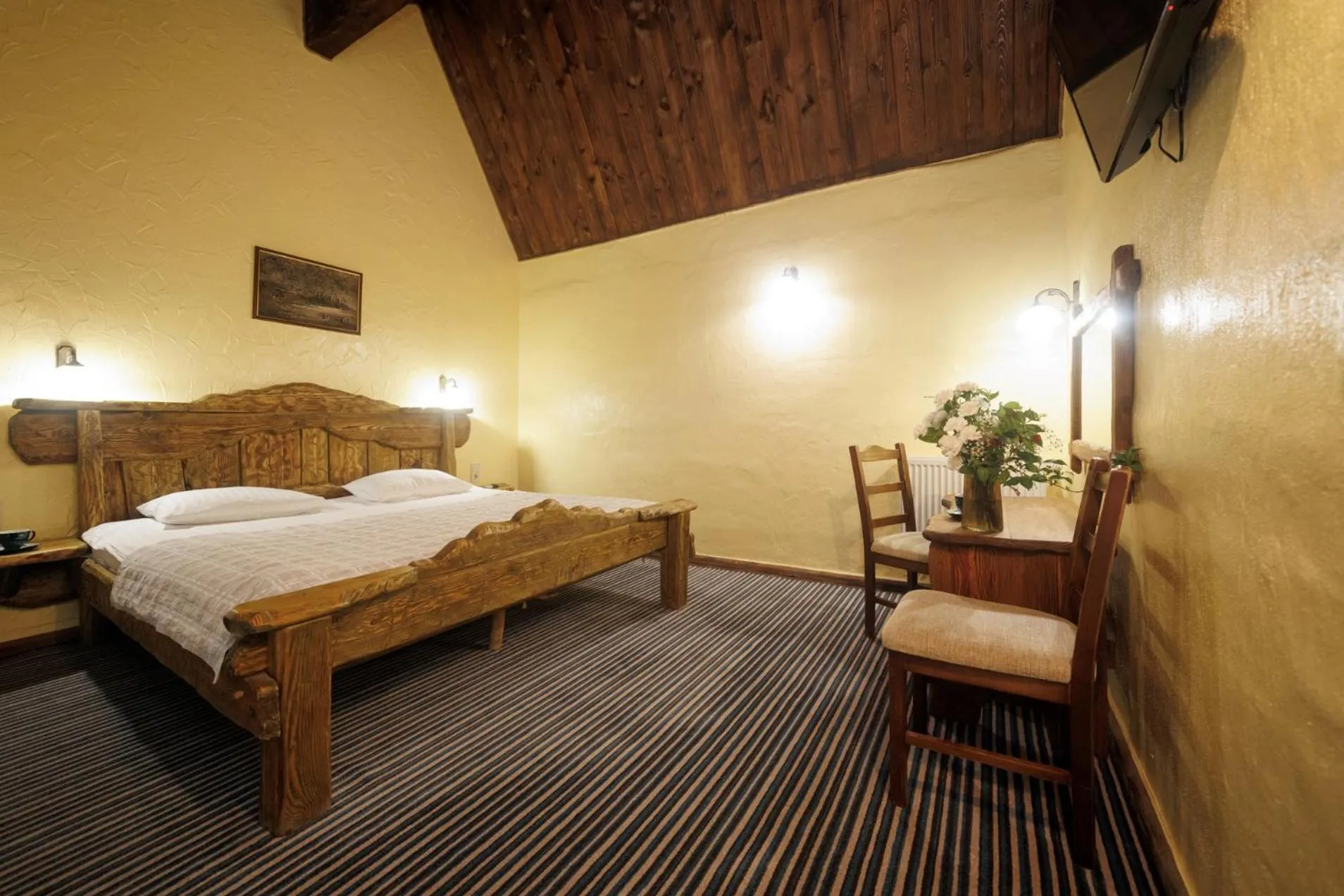 Bed in Drevny Grad Park-hotel