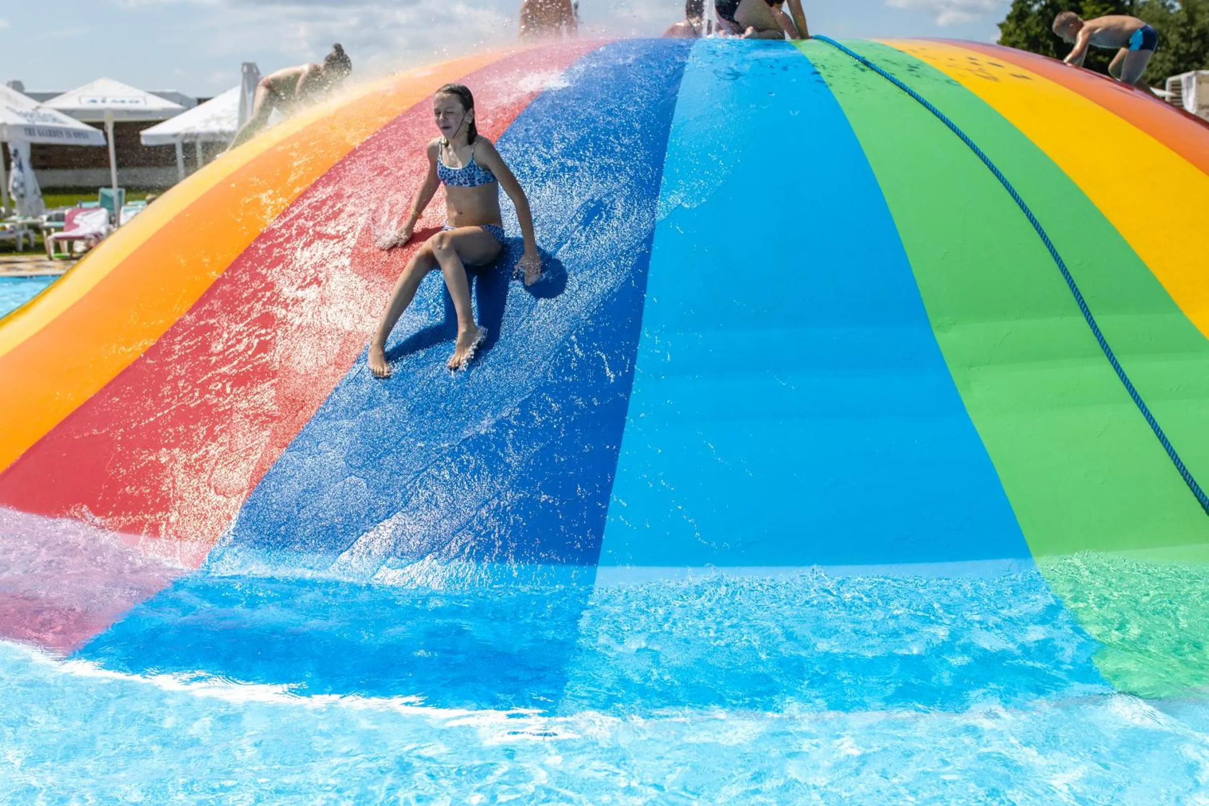Swimming pool in Drevny Grad Park-hotel