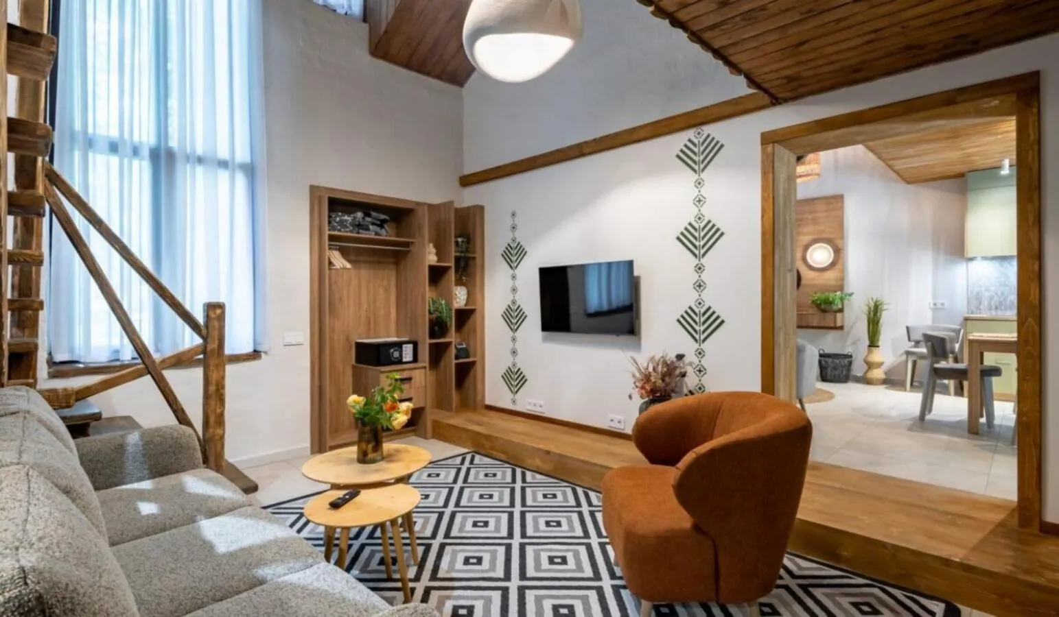 Communal lounge/ TV room in Drevny Grad Park-hotel