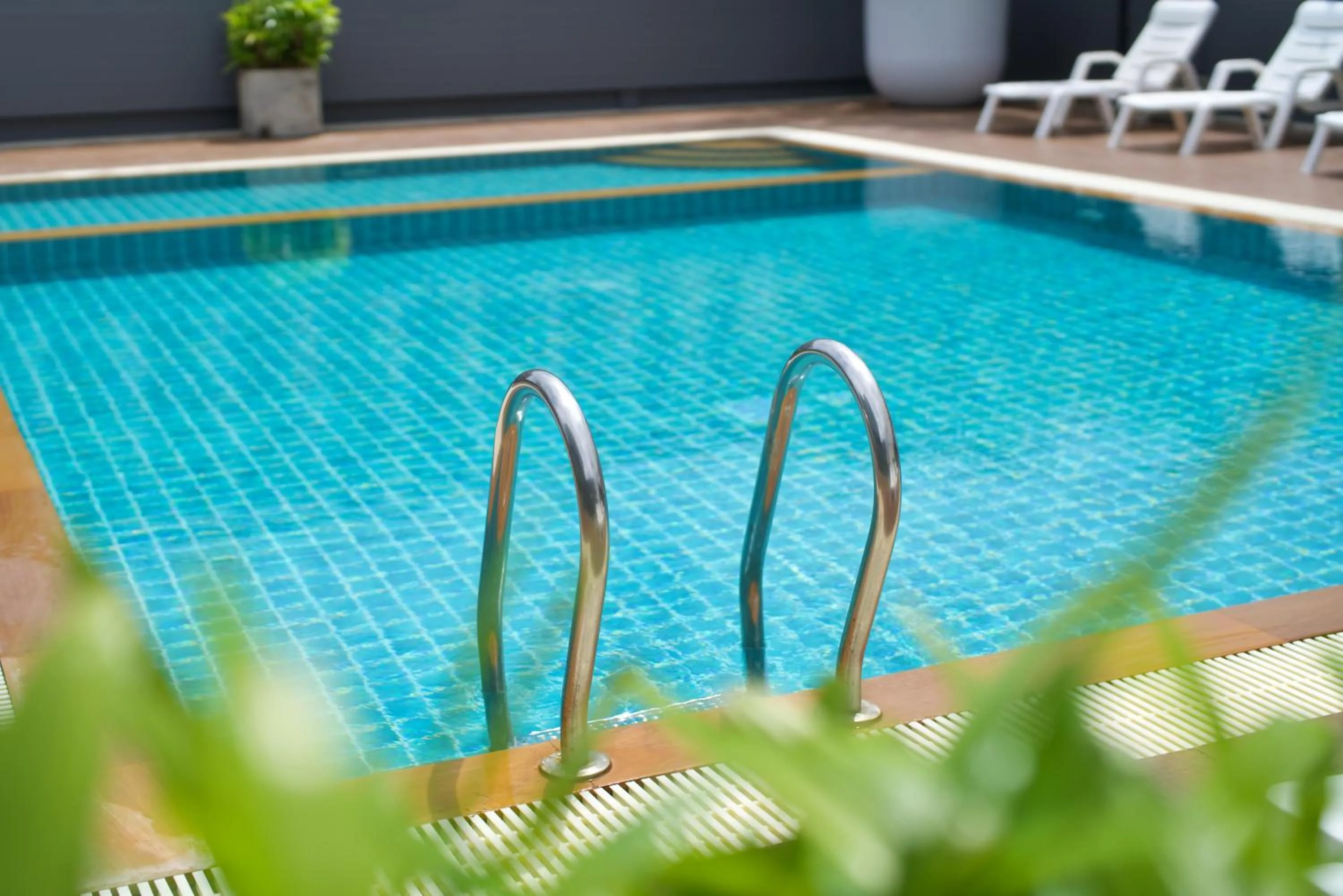 Swimming pool in Platinum Hotel and Apartments