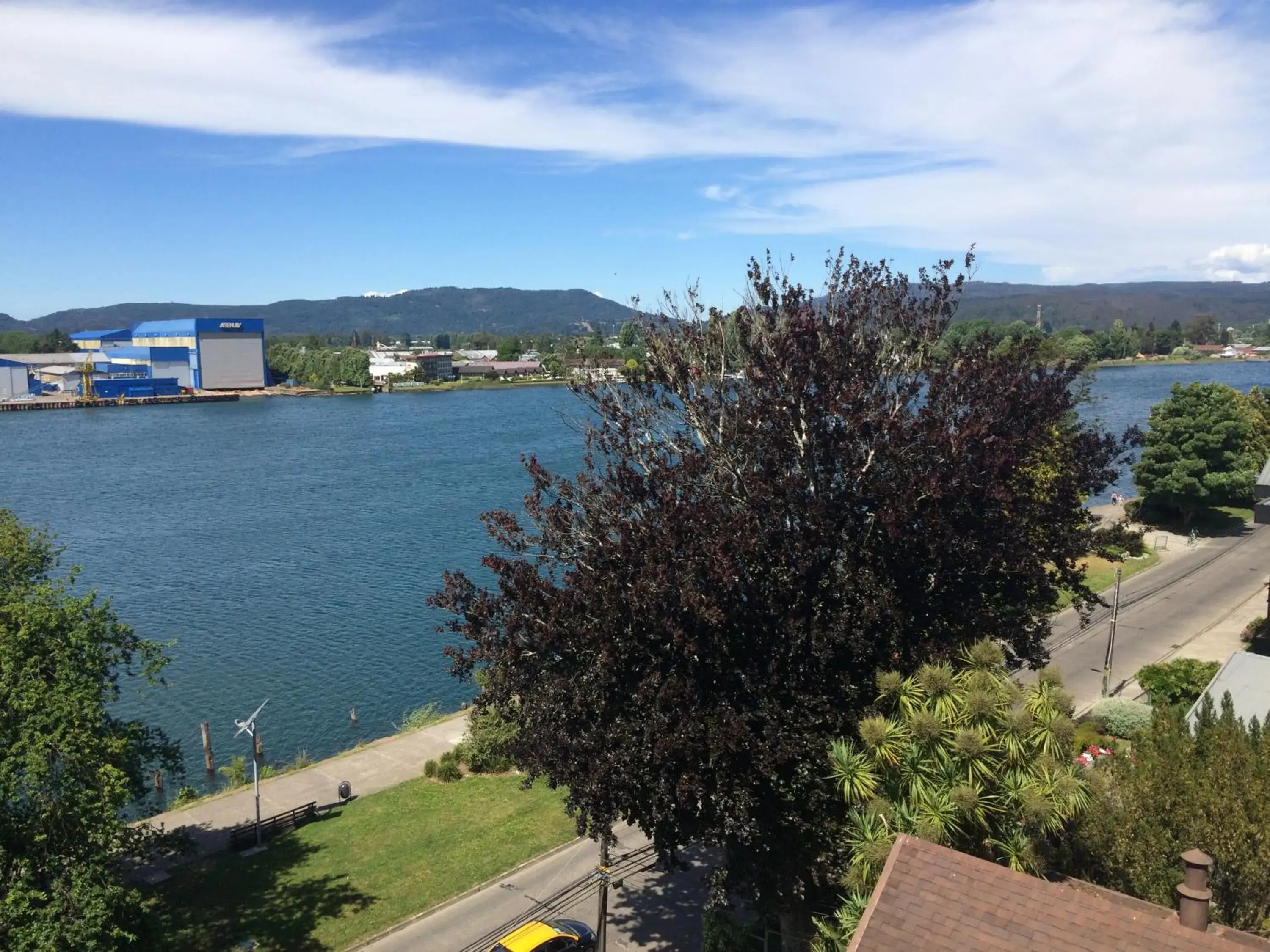 River view in Hotel Diego de Almagro Valdivia River view in Hotel Diego de Almagro Valdivia