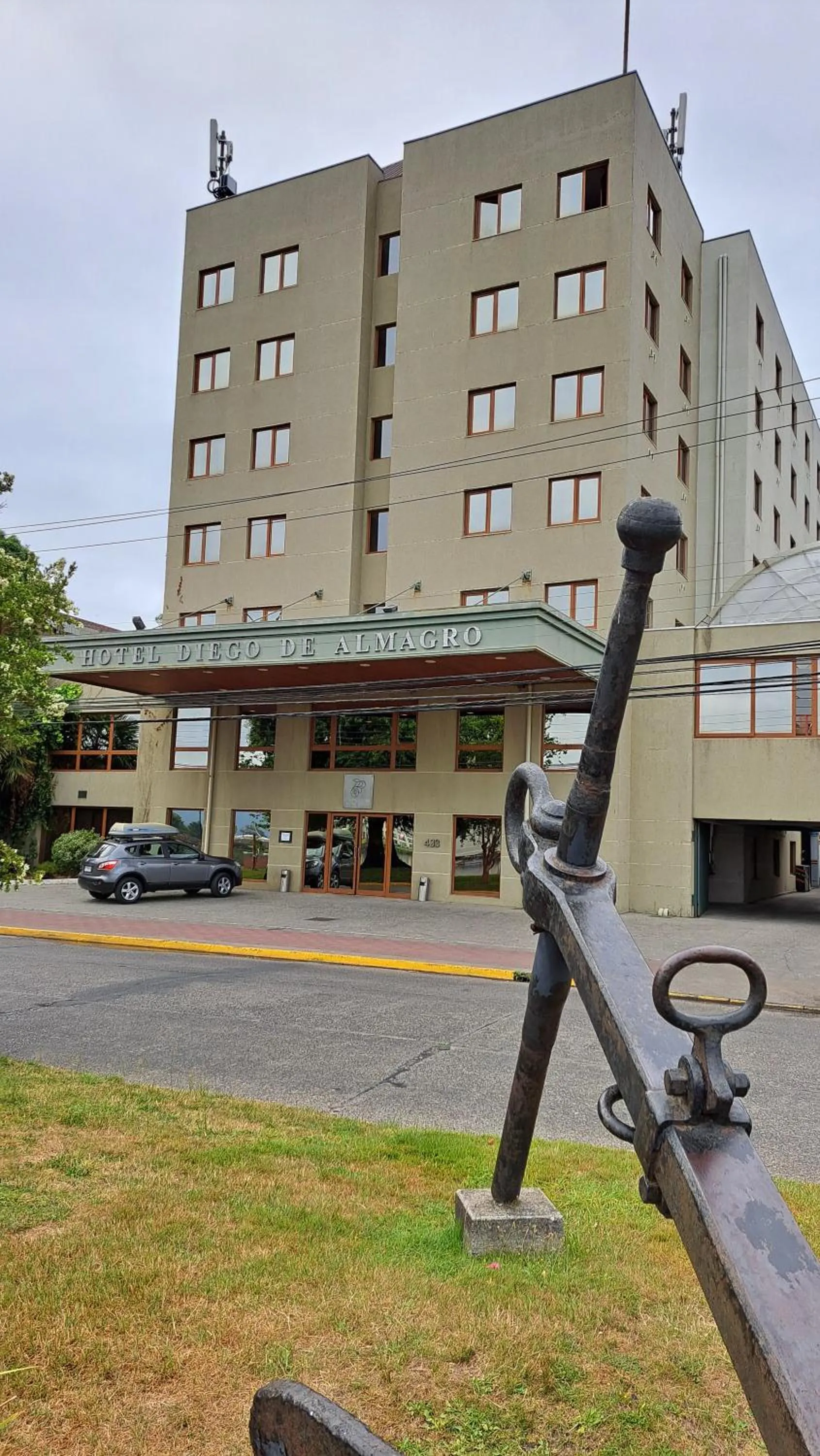 Facade/entrance in Hotel Diego de Almagro Valdivia