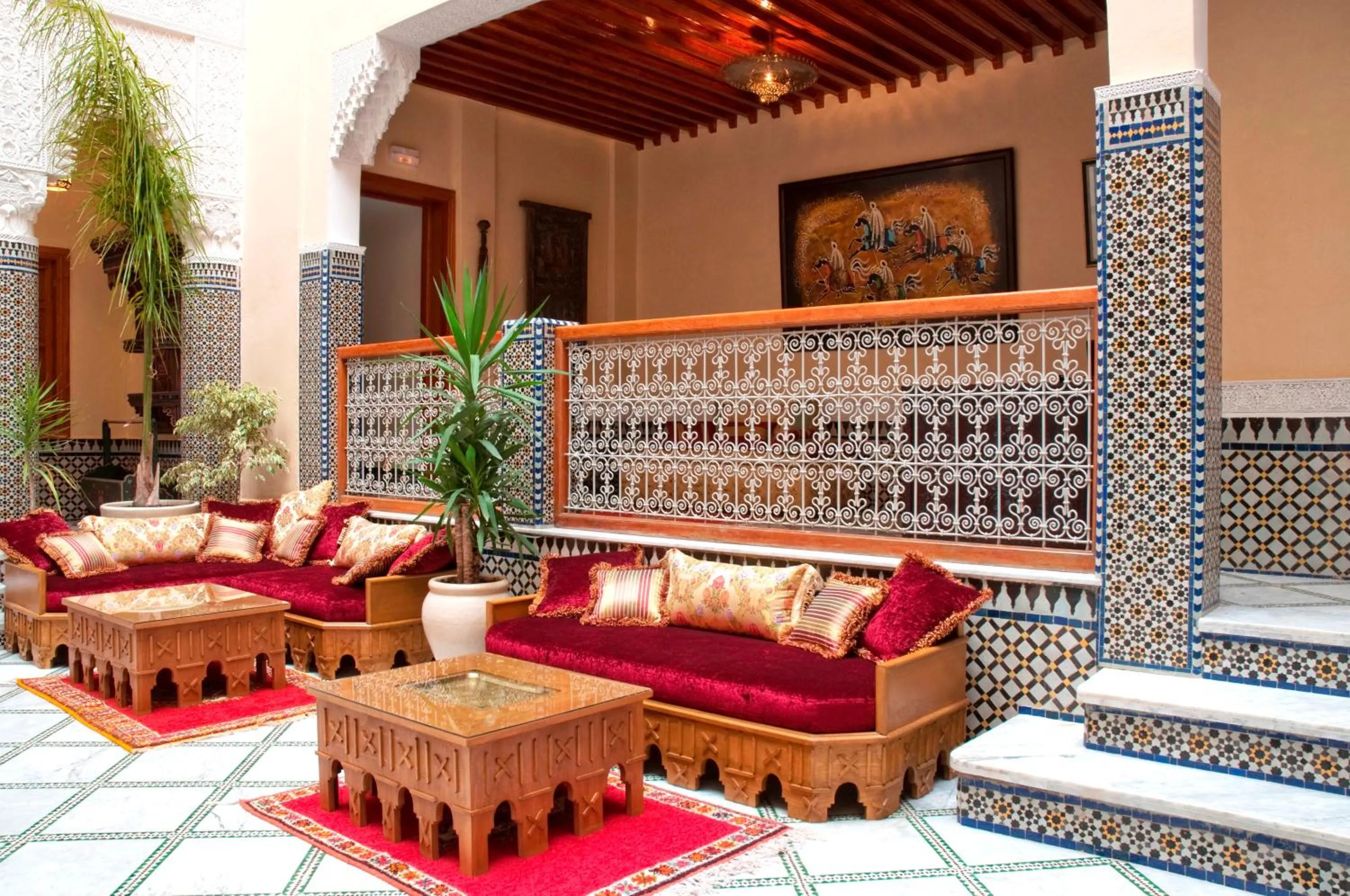 Lobby or reception in Riad-Boutique Borj Dhab Fez