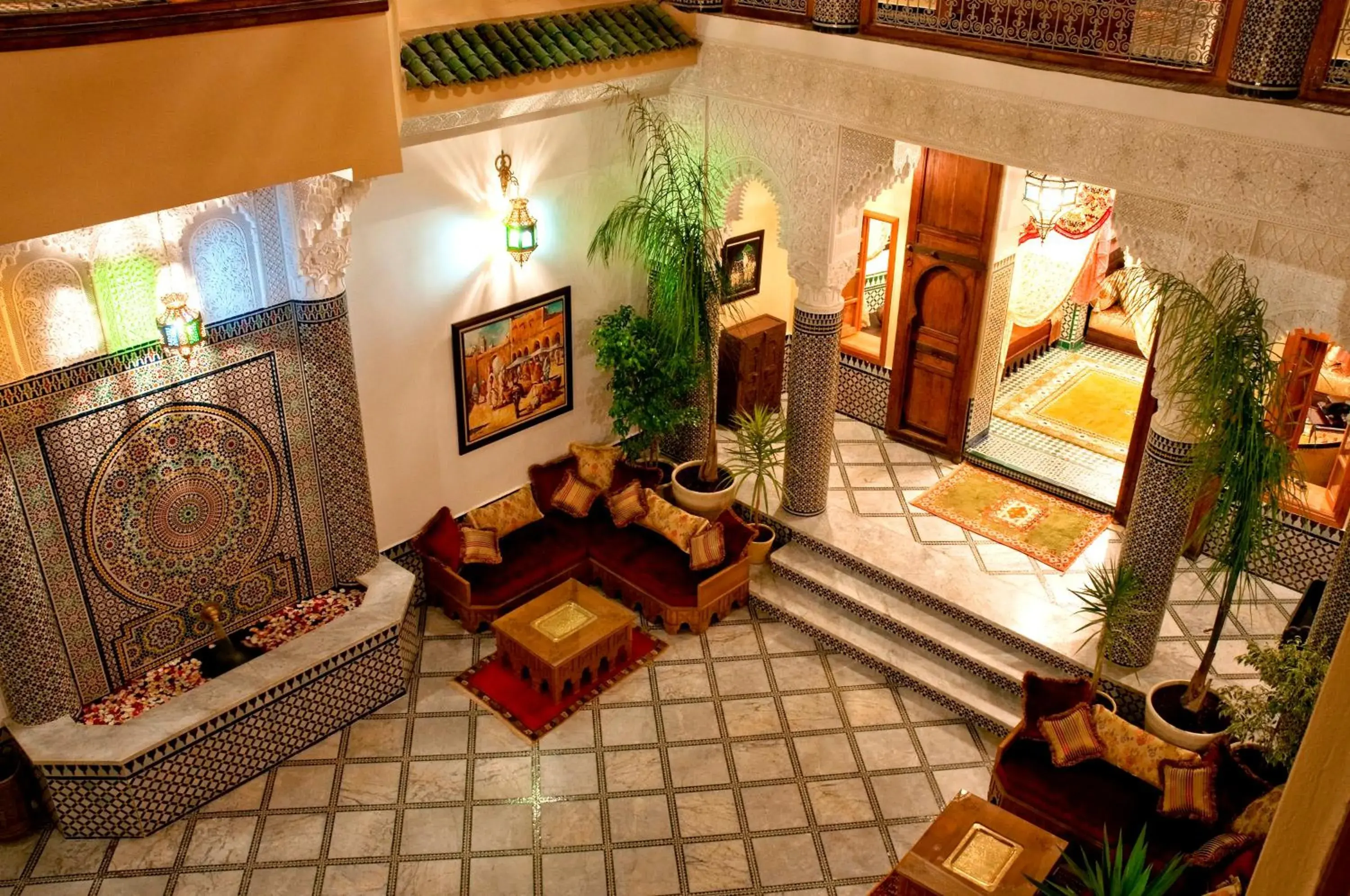 Lobby or reception in Riad-Boutique Borj Dhab Fez Lobby or reception in Riad-Boutique Borj Dhab Fez
