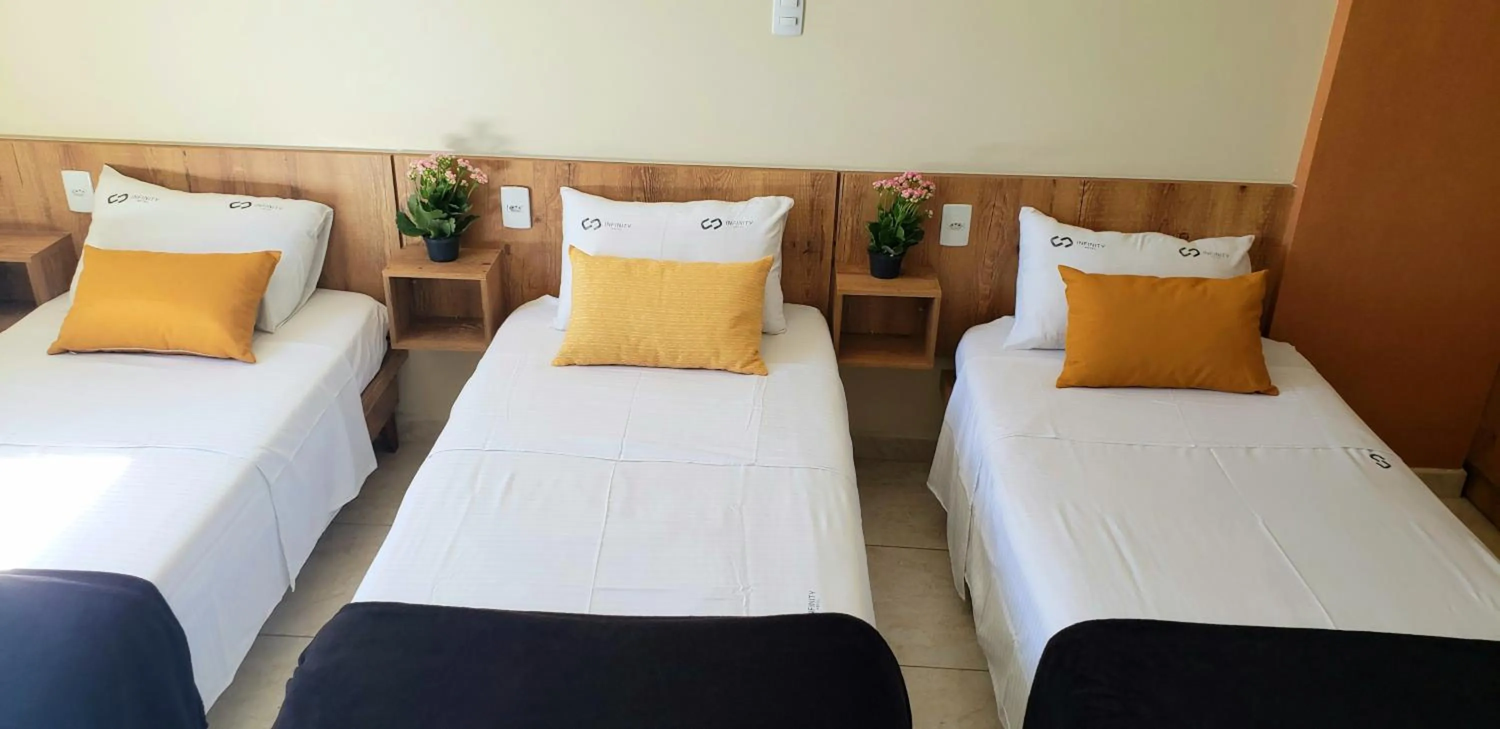 Bed in Infinity Hotel