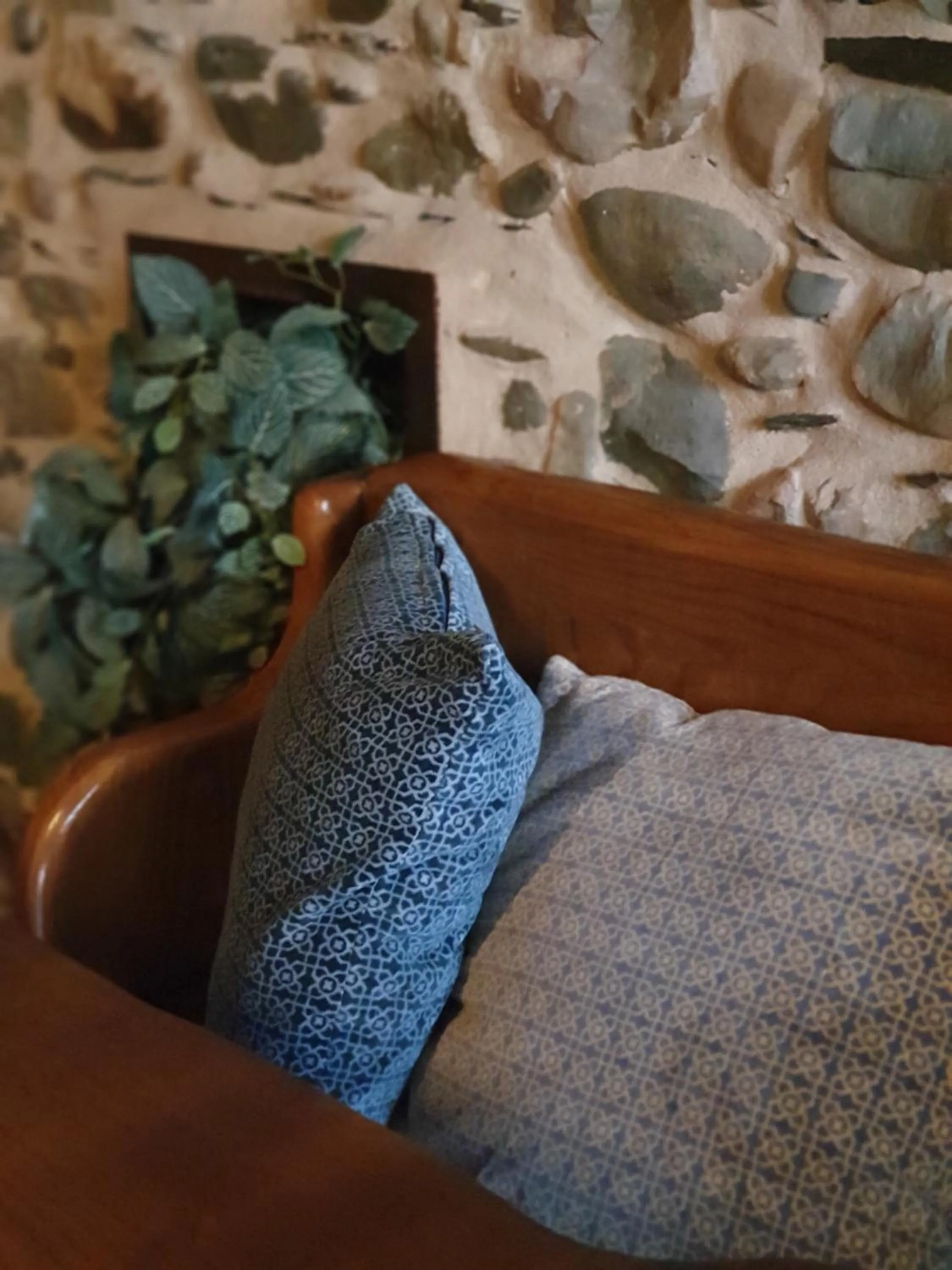 Living room, Bed in La Casina de Terobe
