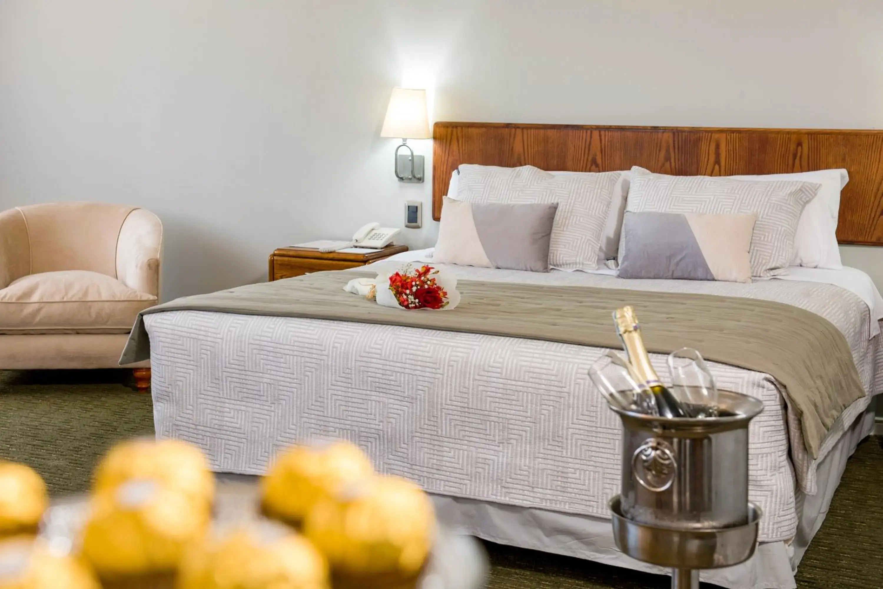 Bed in Hotel Diego de Almagro Concepción Bed in Hotel Diego de Almagro Concepción