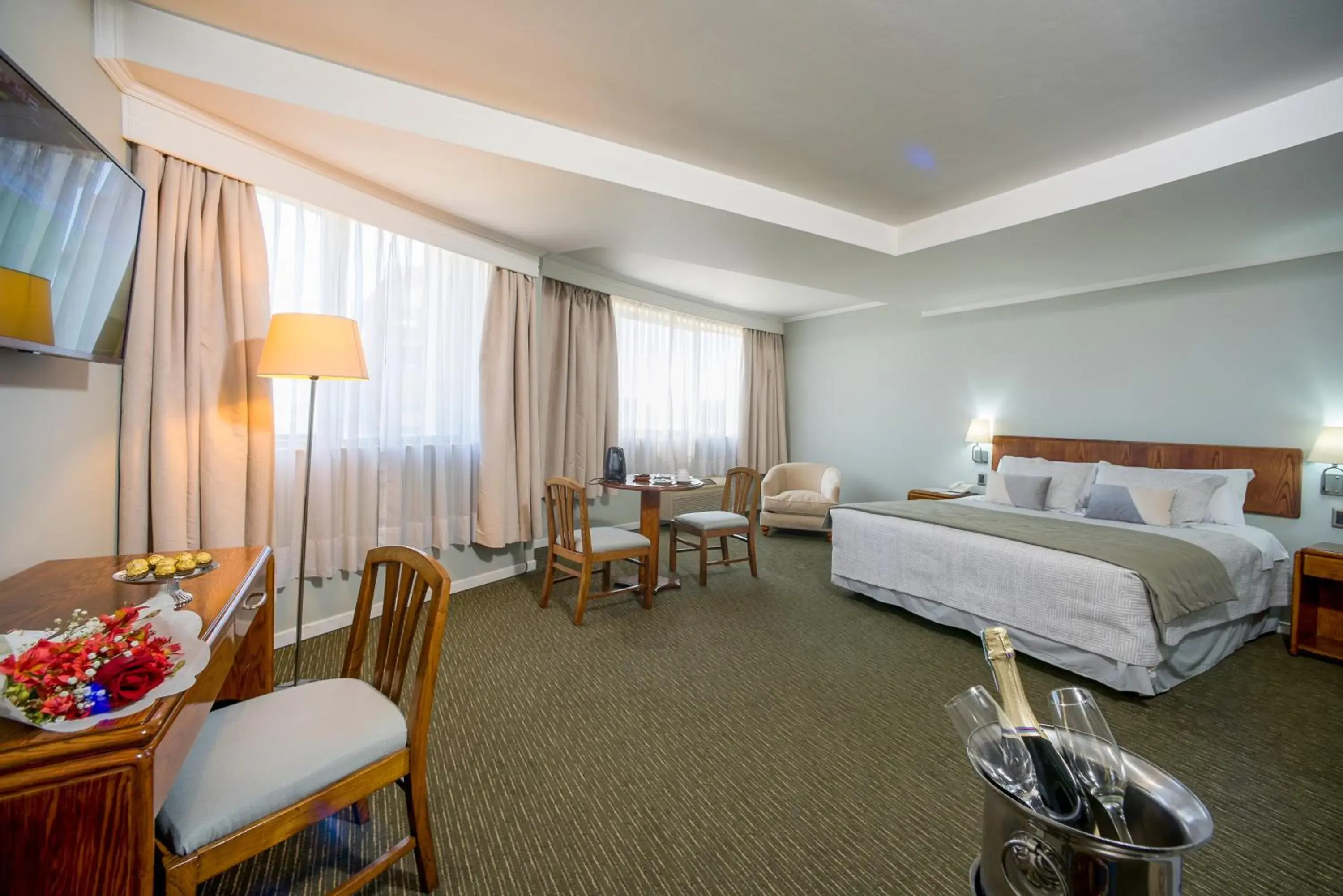 Bed in Hotel Diego de Almagro Concepción Bed in Hotel Diego de Almagro Concepción