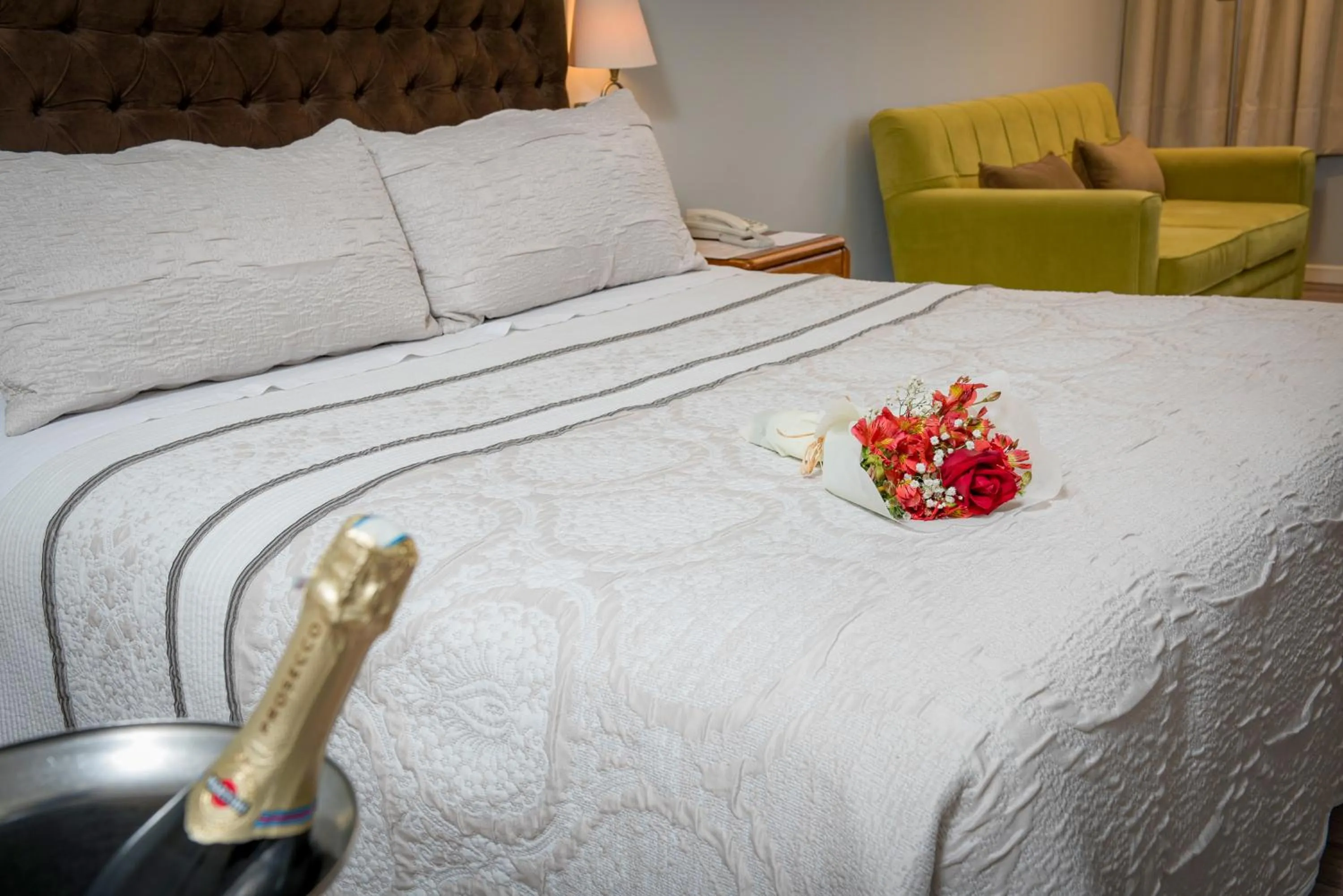 Bed in Hotel Diego de Almagro Concepción