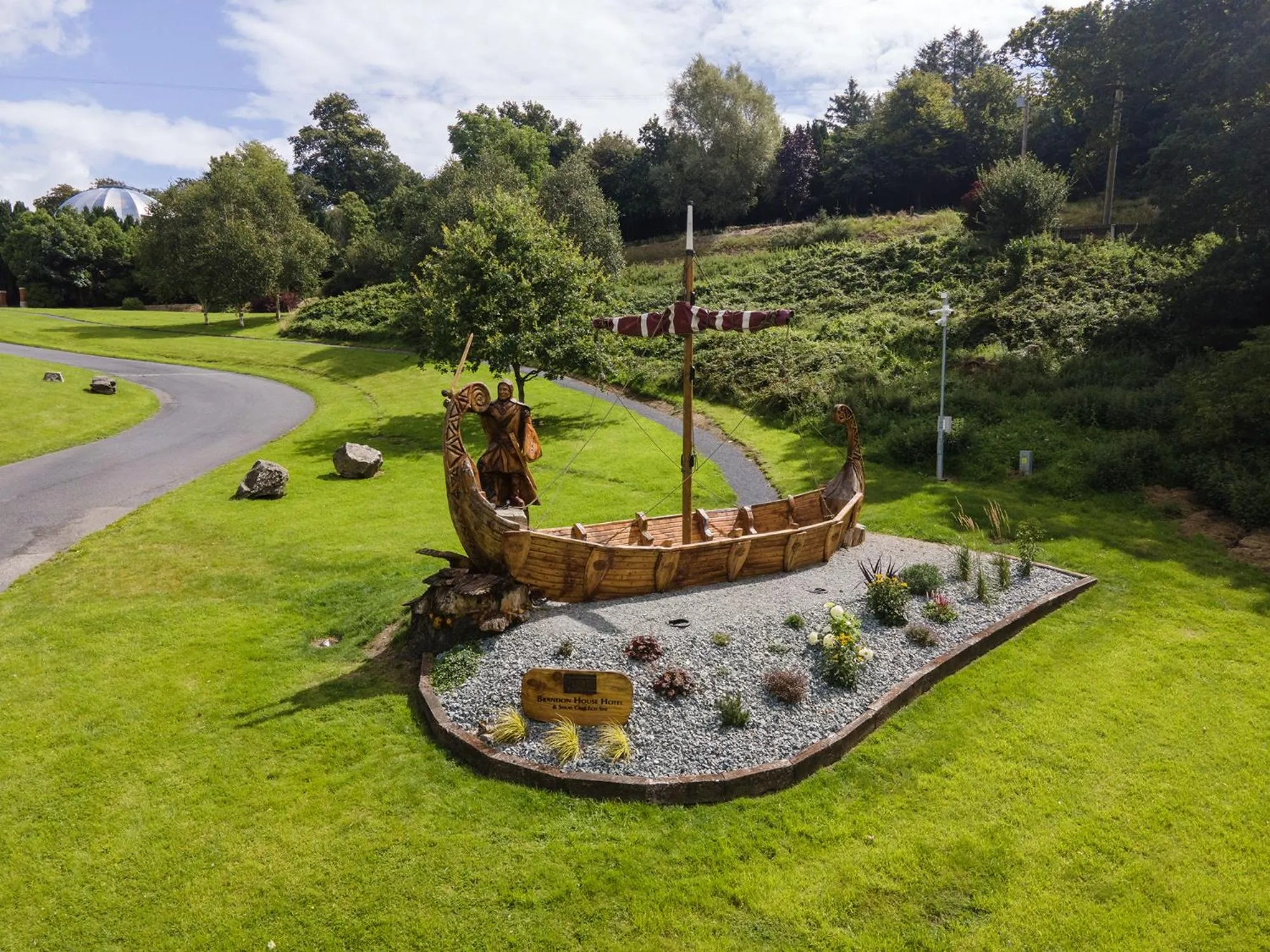 Garden in Brandon House Hotel