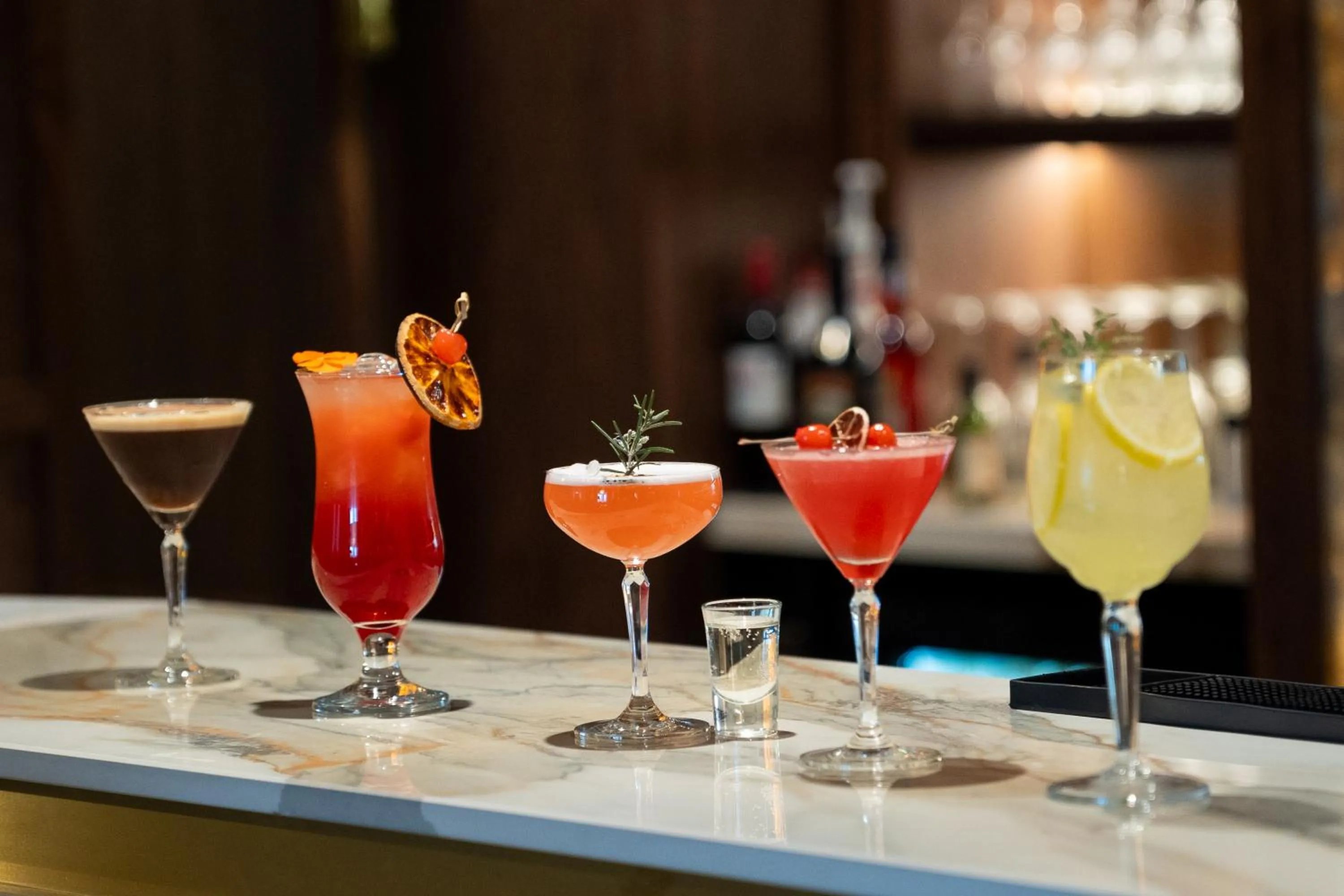 Alcoholic drinks in Brandon House Hotel