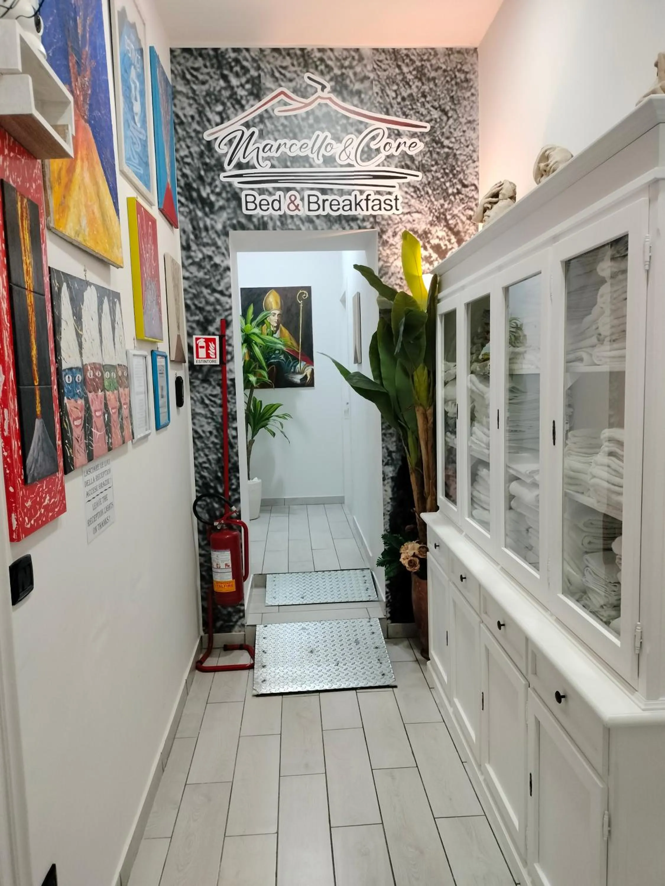 Inner courtyard view in B&B Marcello&Core