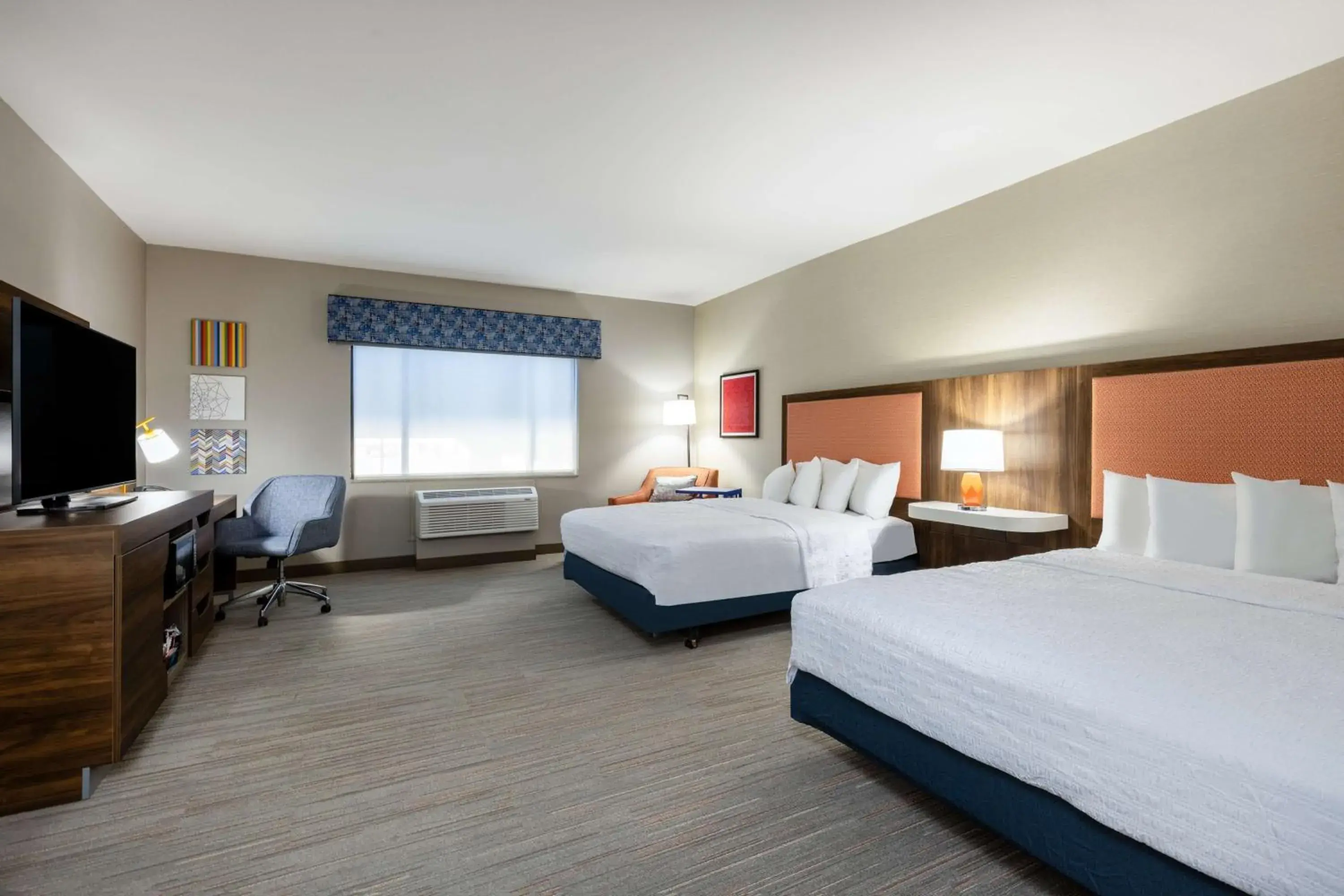 Bed in Hampton Inn & Suites Woodward Bed in Hampton Inn & Suites Woodward