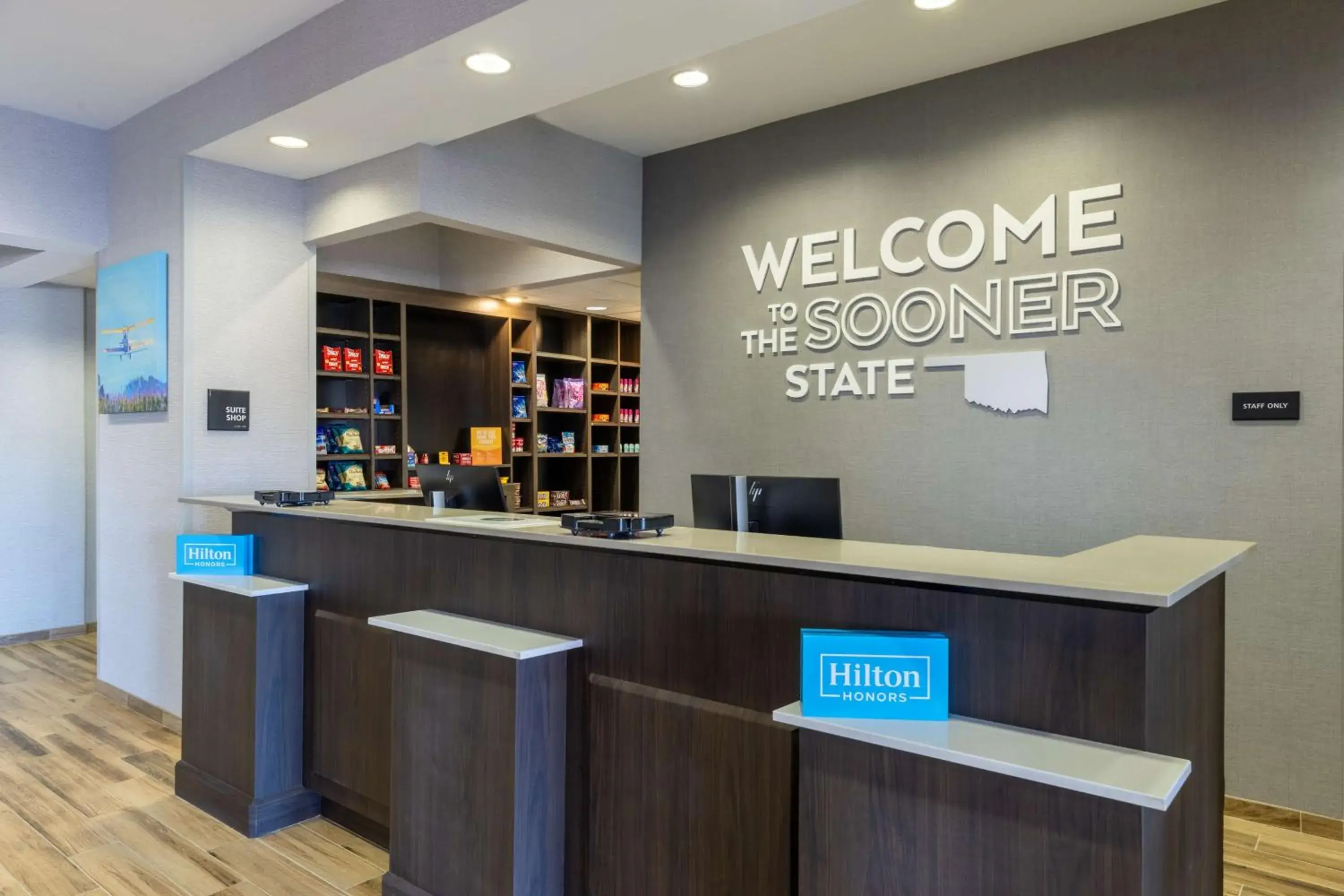 Lobby or reception in Hampton Inn & Suites Woodward Lobby or reception in Hampton Inn & Suites Woodward