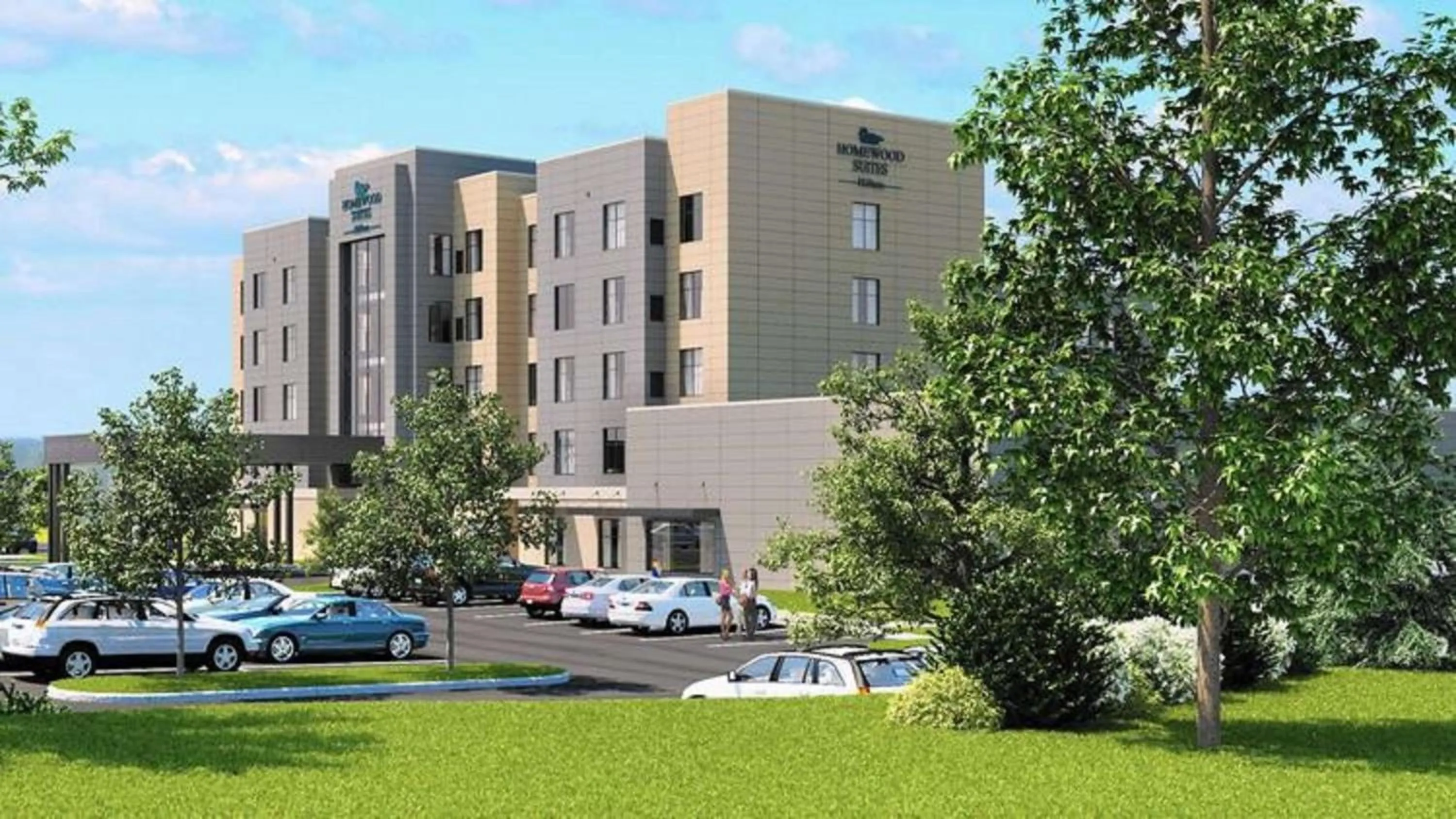 Property building in Homewood Suites By Hilton Allentown Bethlehem Center Valley