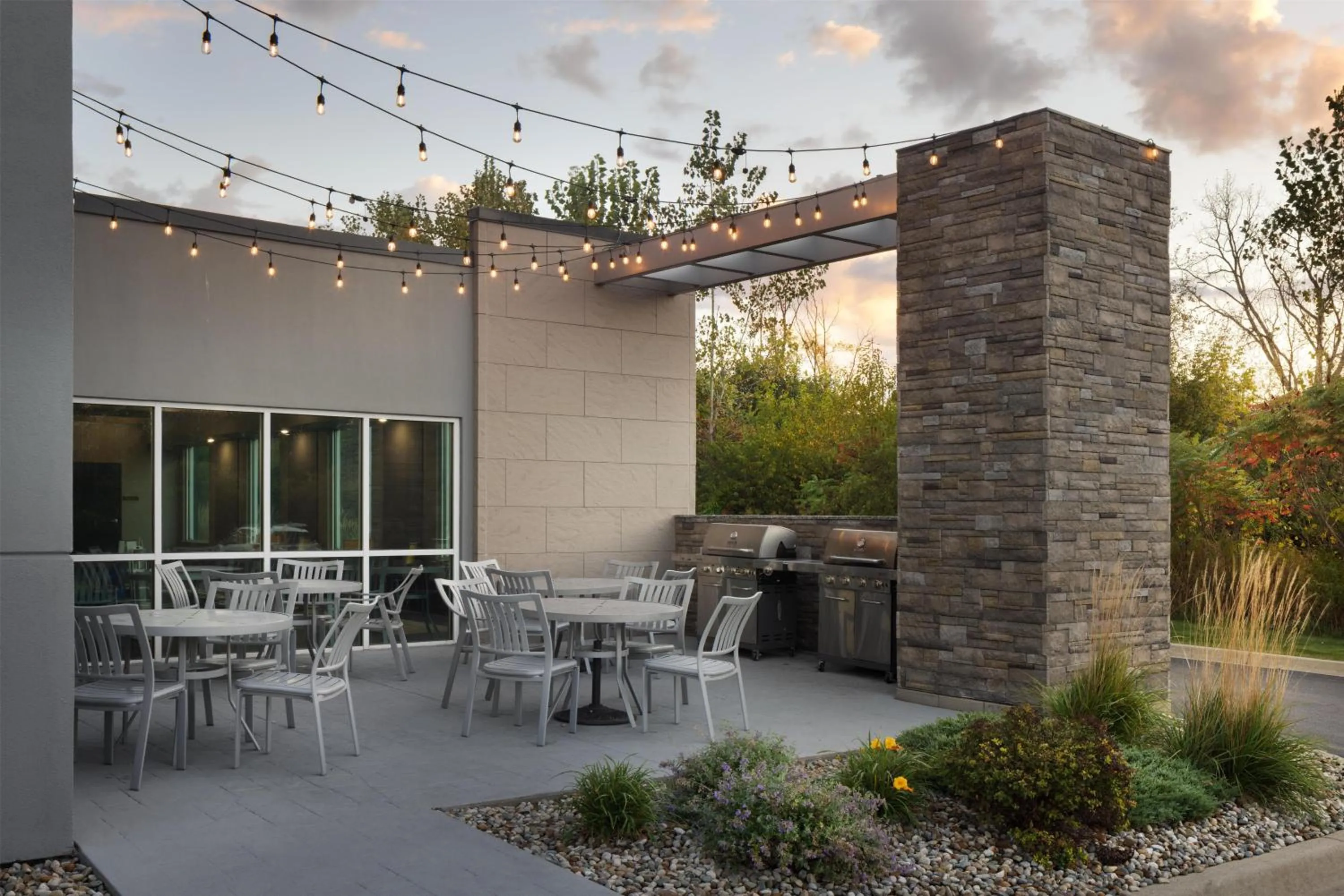 Patio in Home 2 Suites By Hilton Jackson