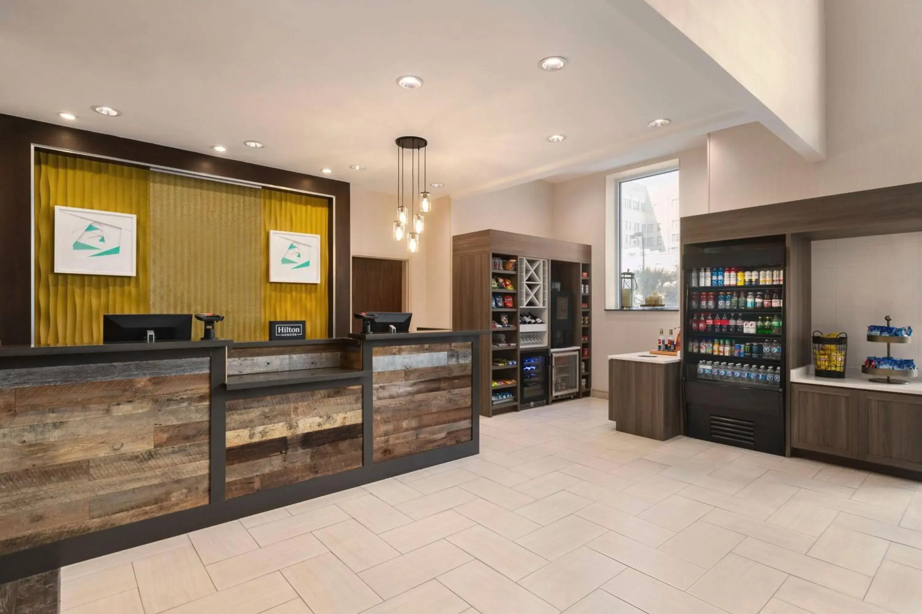 Lobby or reception in Hilton Garden Inn San Antonio Downtown Riverwalk Lobby or reception in Hilton Garden Inn San Antonio Downtown Riverwalk