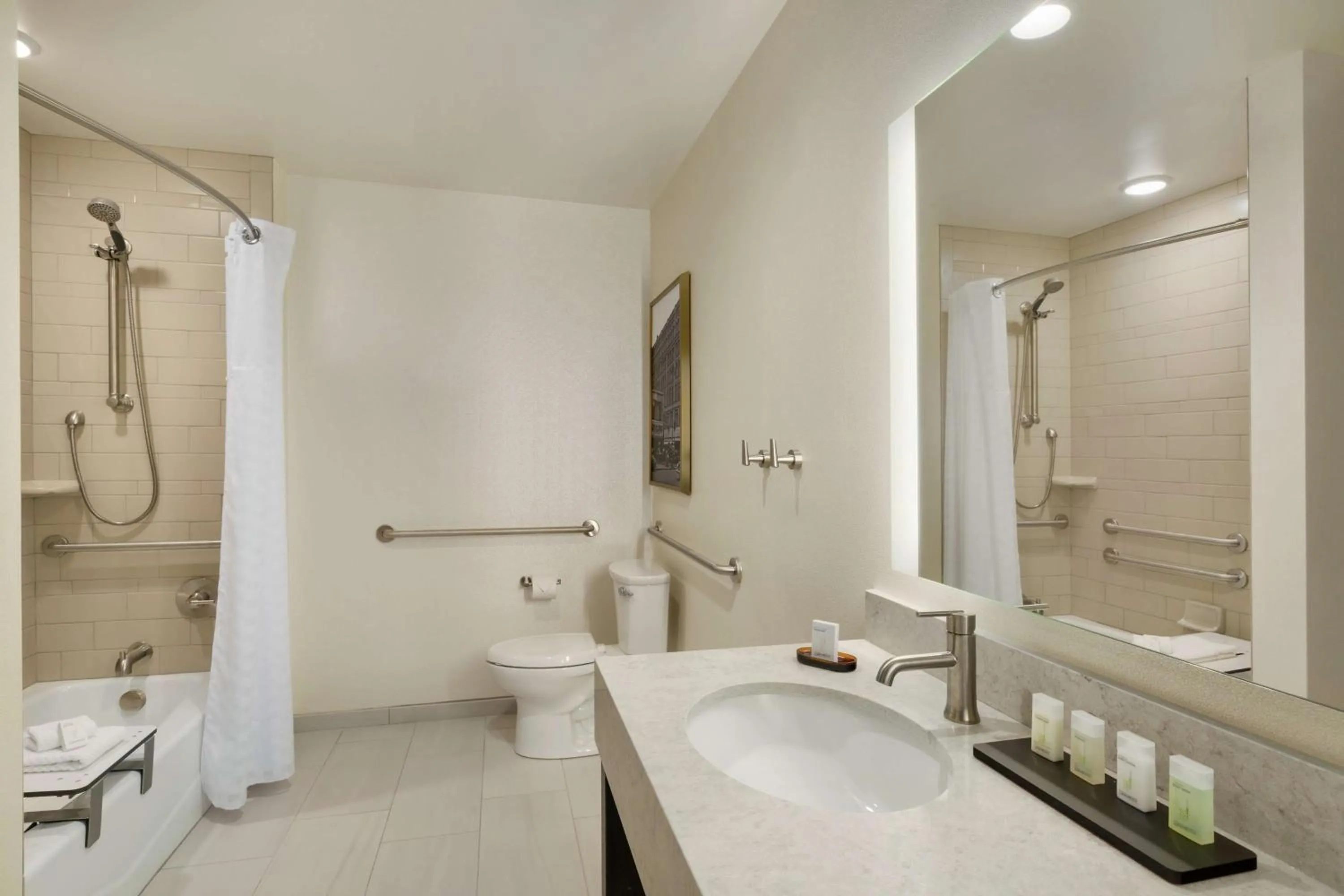Bathroom in Embassy Suites By Hilton Syracuse Destiny USA