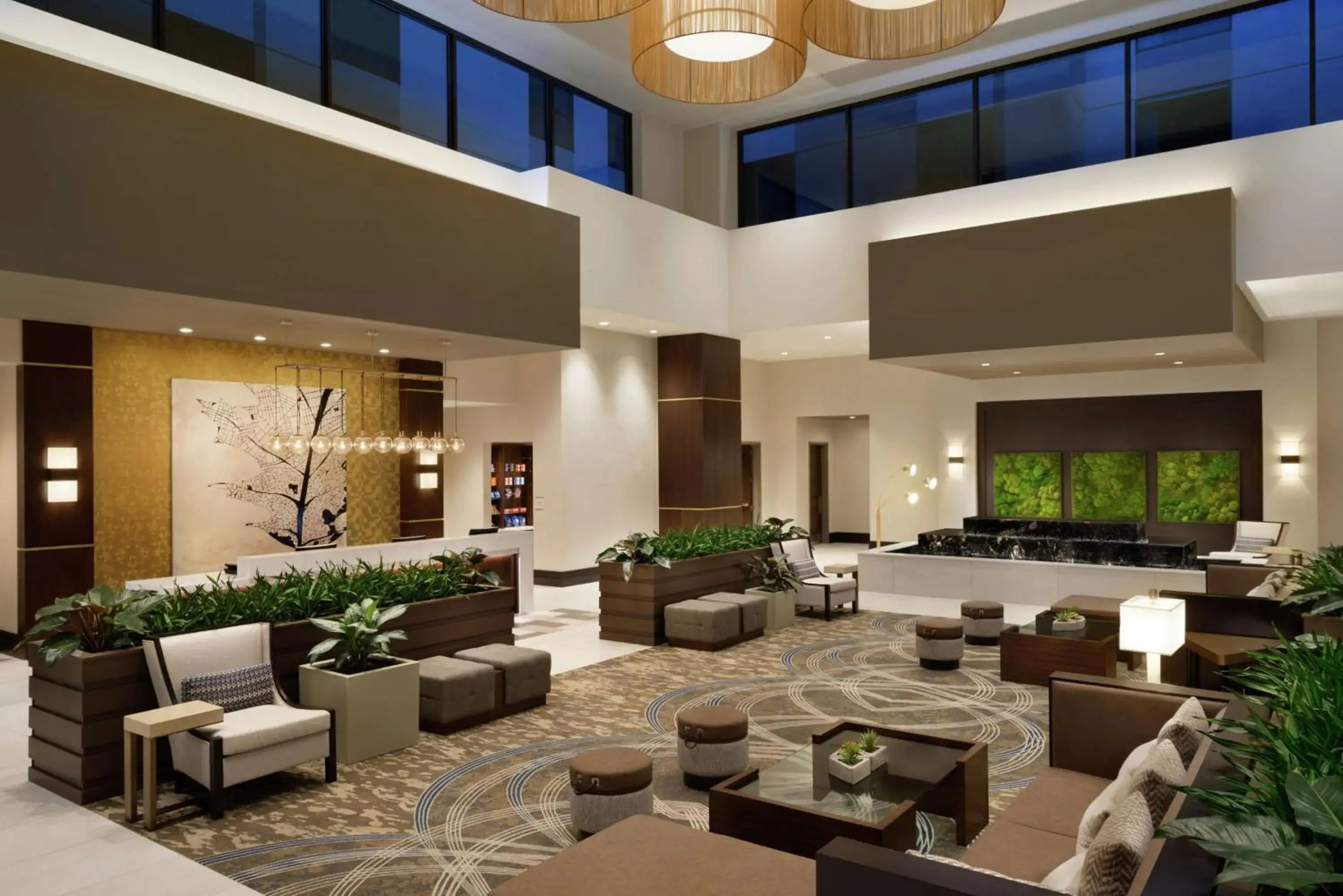 Lobby or reception in Embassy Suites By Hilton Syracuse Destiny USA Lobby or reception in Embassy Suites By Hilton Syracuse Destiny USA