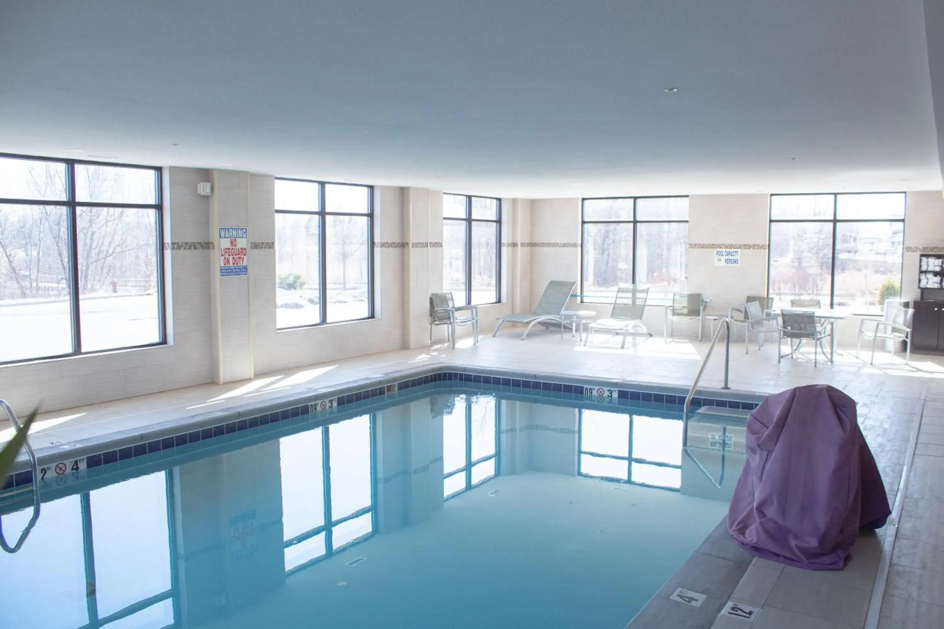 Pool view in Hampton Inn & Suites Big Rapids, Mi Pool view in Hampton Inn & Suites Big Rapids, Mi