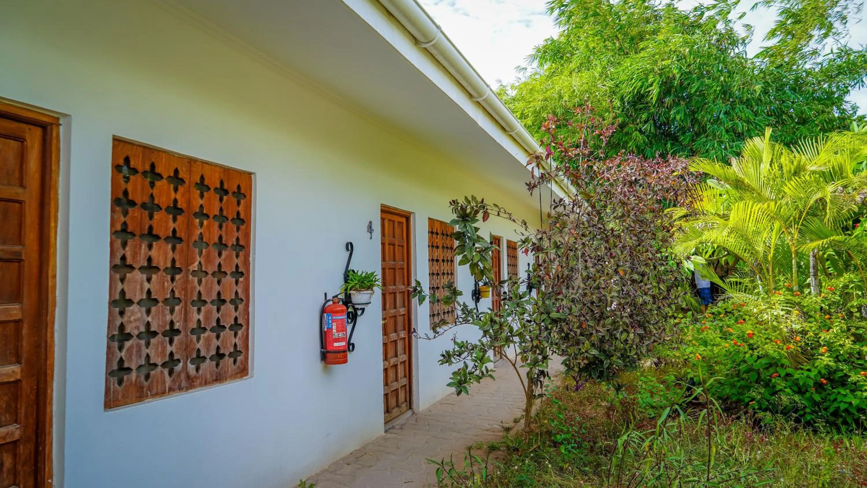 Garden in Nungwi House