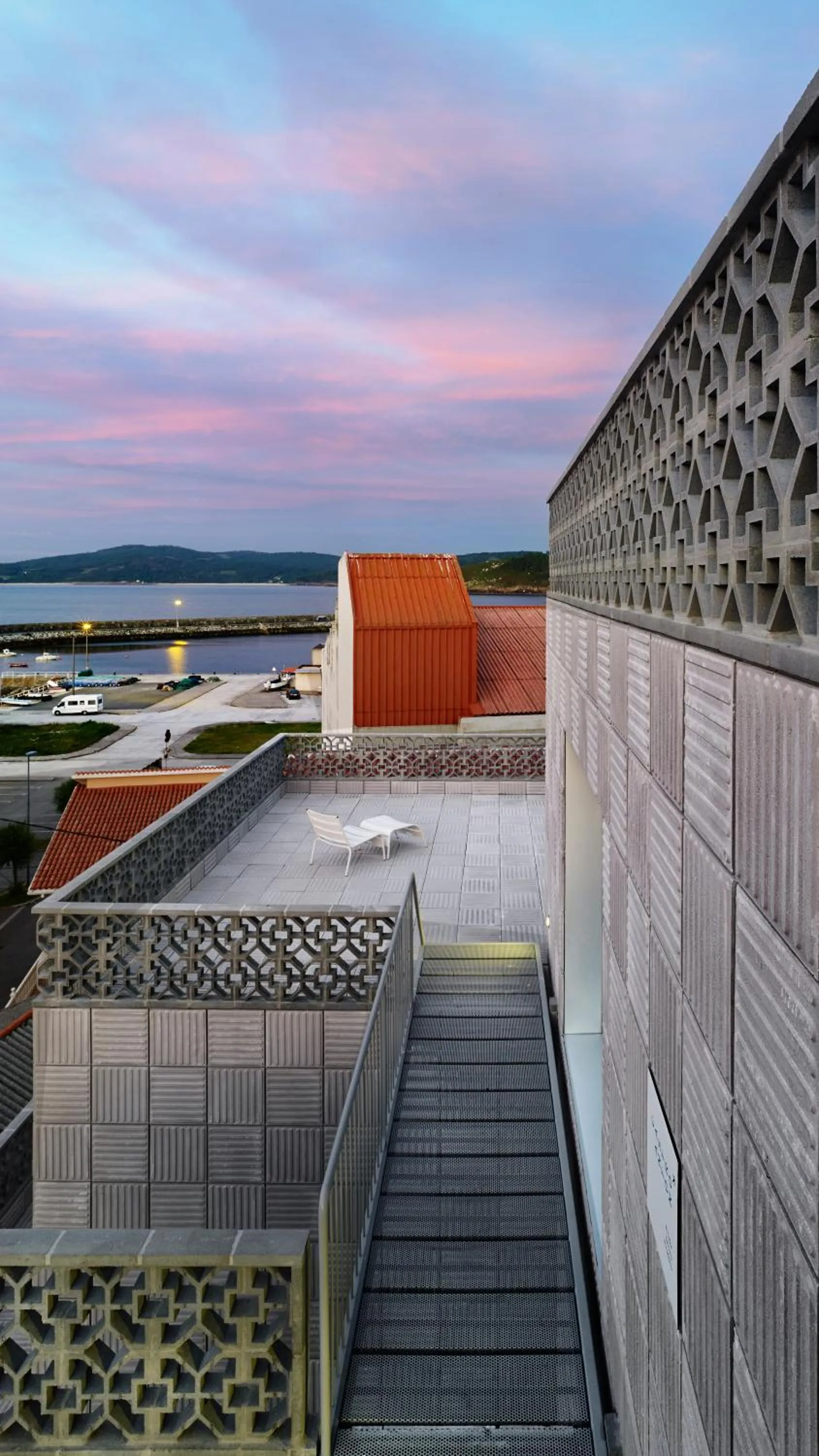 Balcony/Terrace in Albergue Bela Muxia