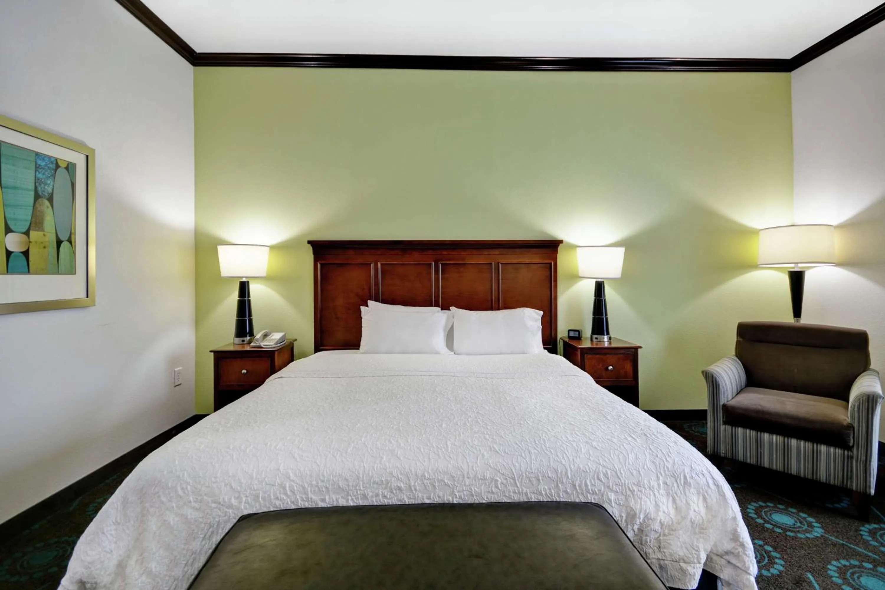 Bed in Hampton Inn & Suites San Antonio/Northeast I-35