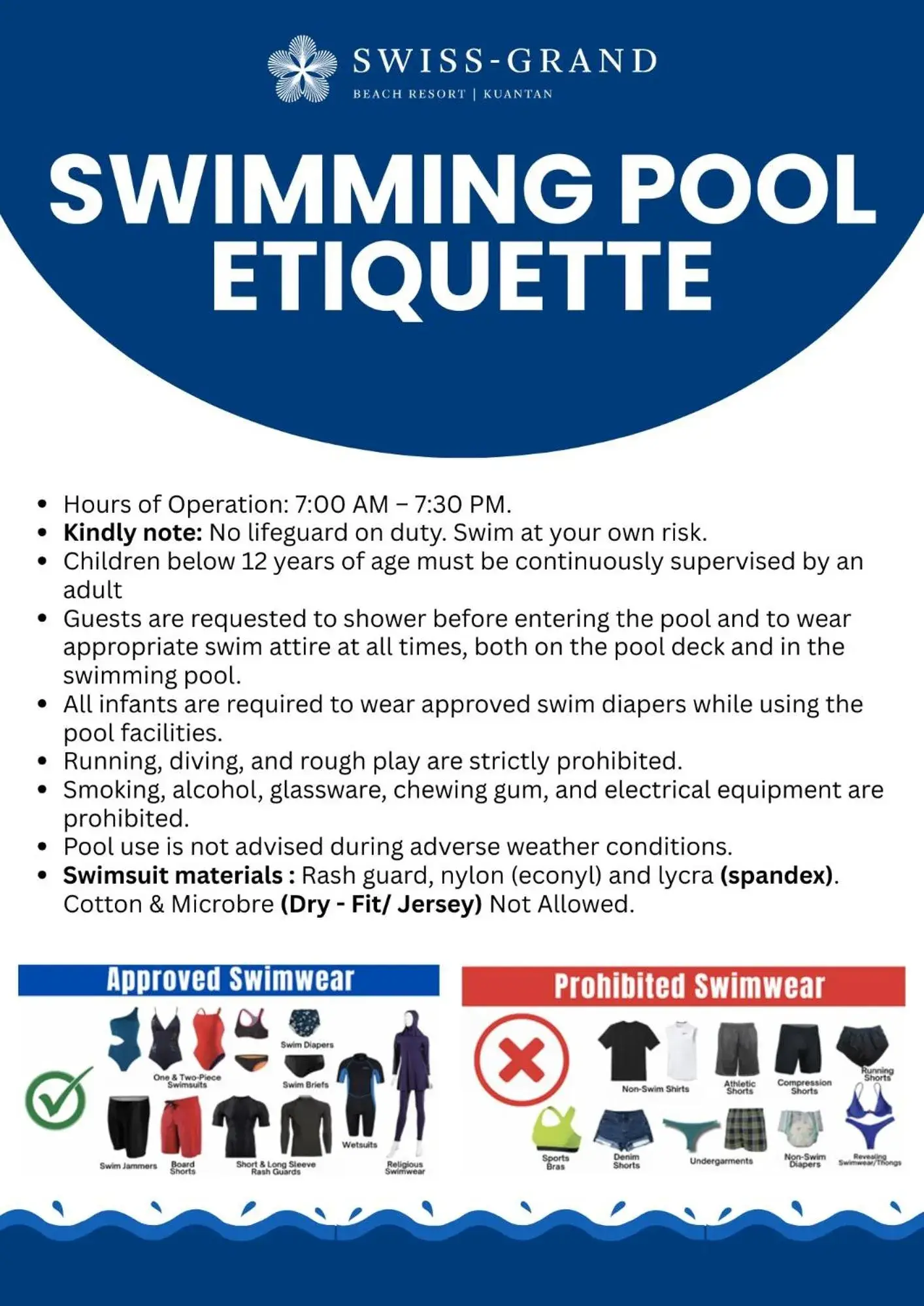 Swimming pool in Swiss-Grand Beach Resort Kuantan - Newly Upgraded 5-Star Swimming pool in Swiss-Grand Beach Resort Kuantan - Newly Upgraded 5-Star