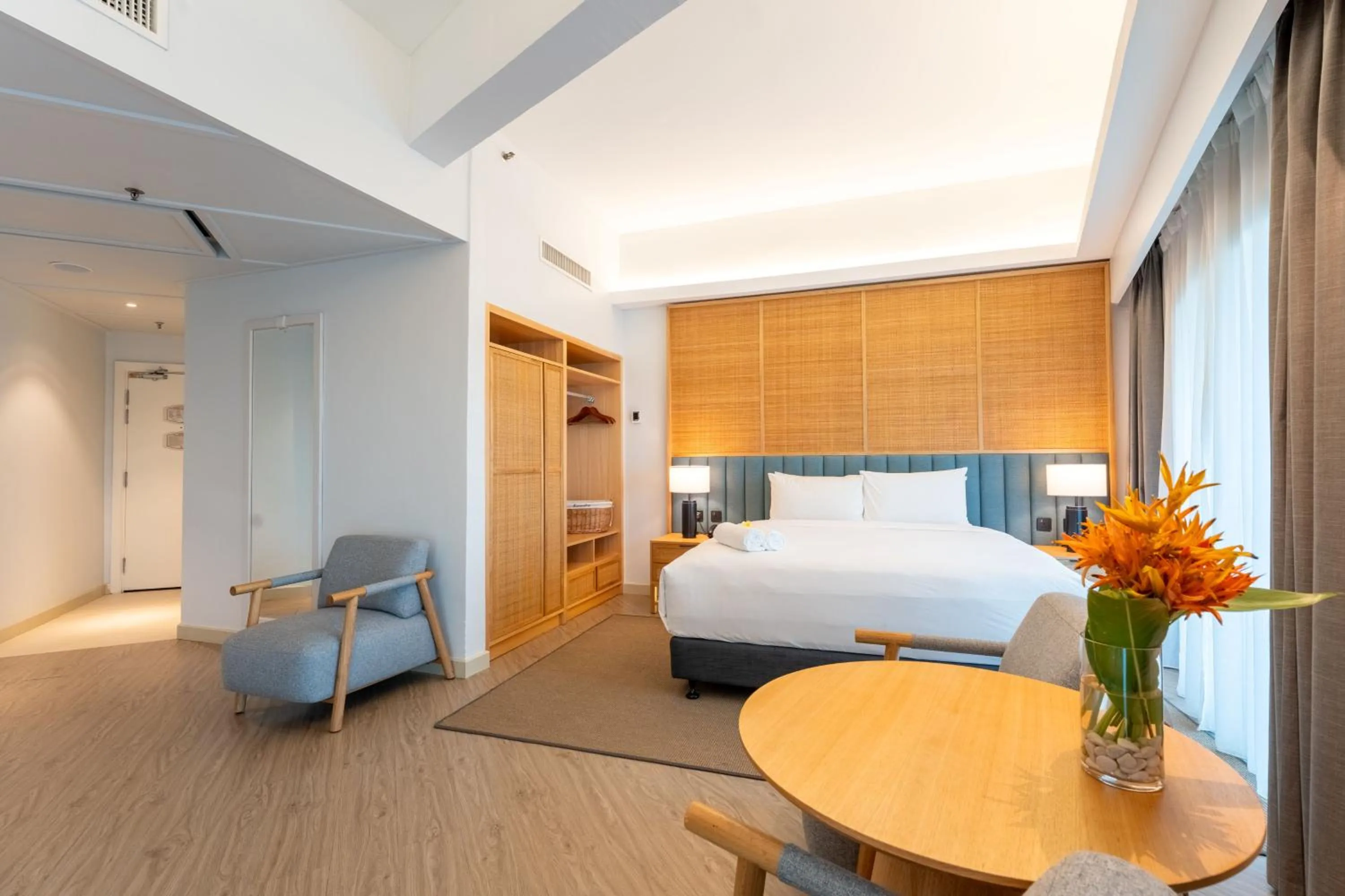 Bed in Swiss-Grand Beach Resort Kuantan