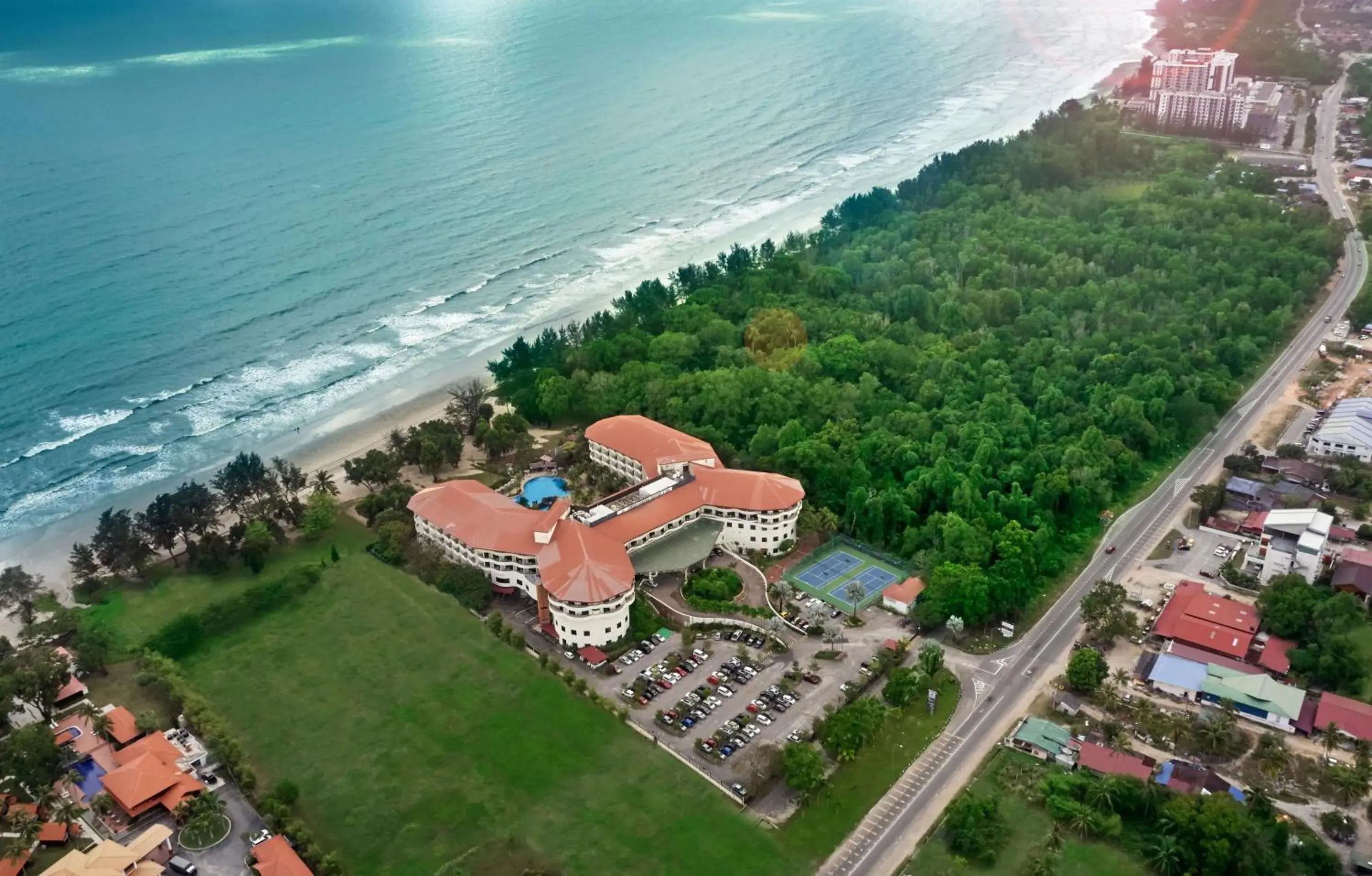 Bird's eye view in Swiss-Garden Beach Resort, Kuantan Bird's eye view in Swiss-Garden Beach Resort, Kuantan