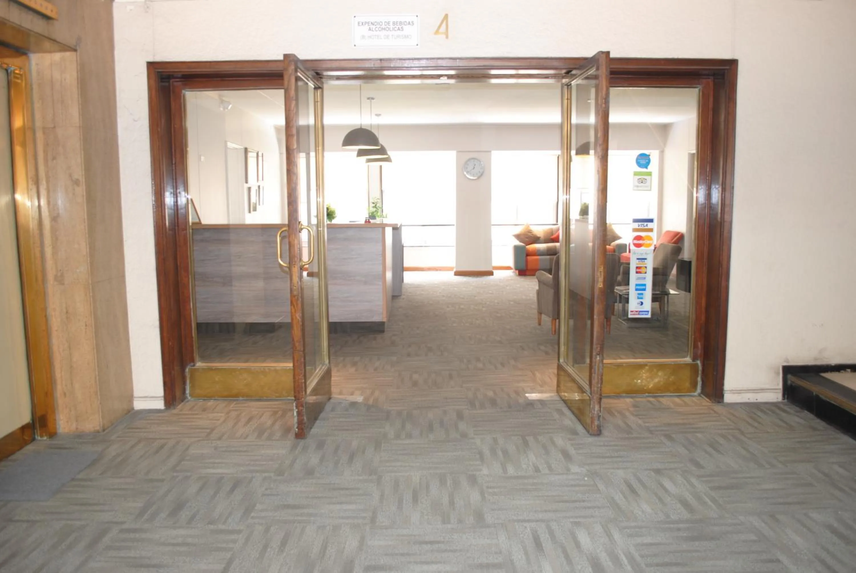 Facade/entrance in Hotel Santa Lucia